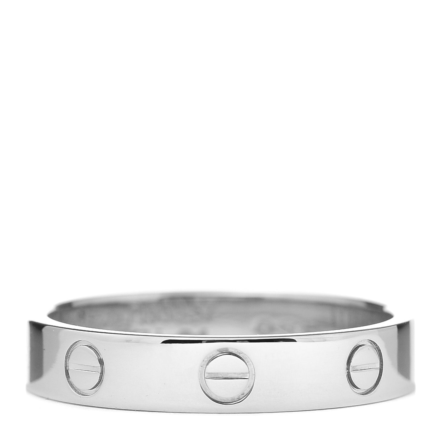 Platinum 3.5mm LOVE Wedding Band Ring 57 8