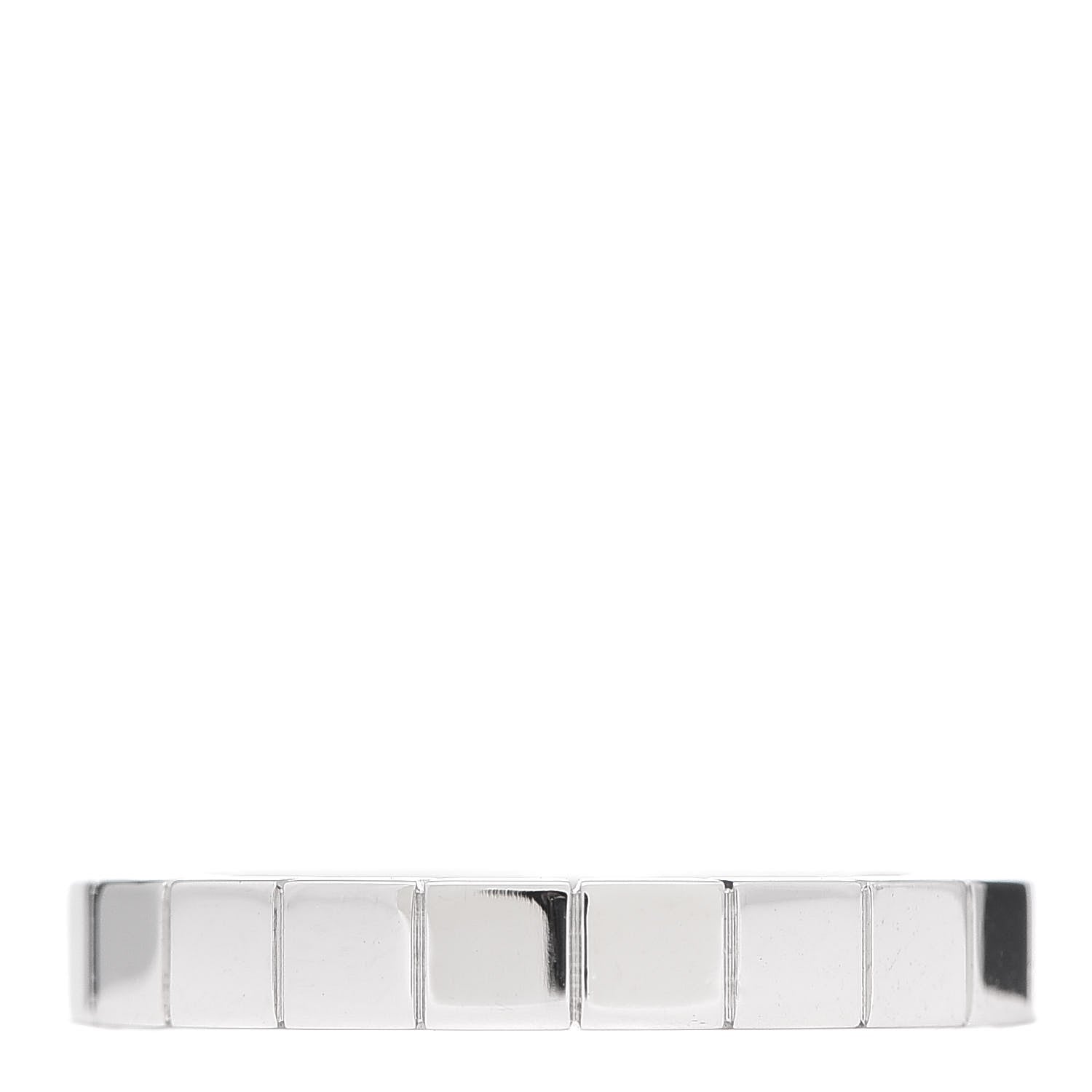 Cartier 18K White Gold Lanieres Ring 49 4.75 3 of 5