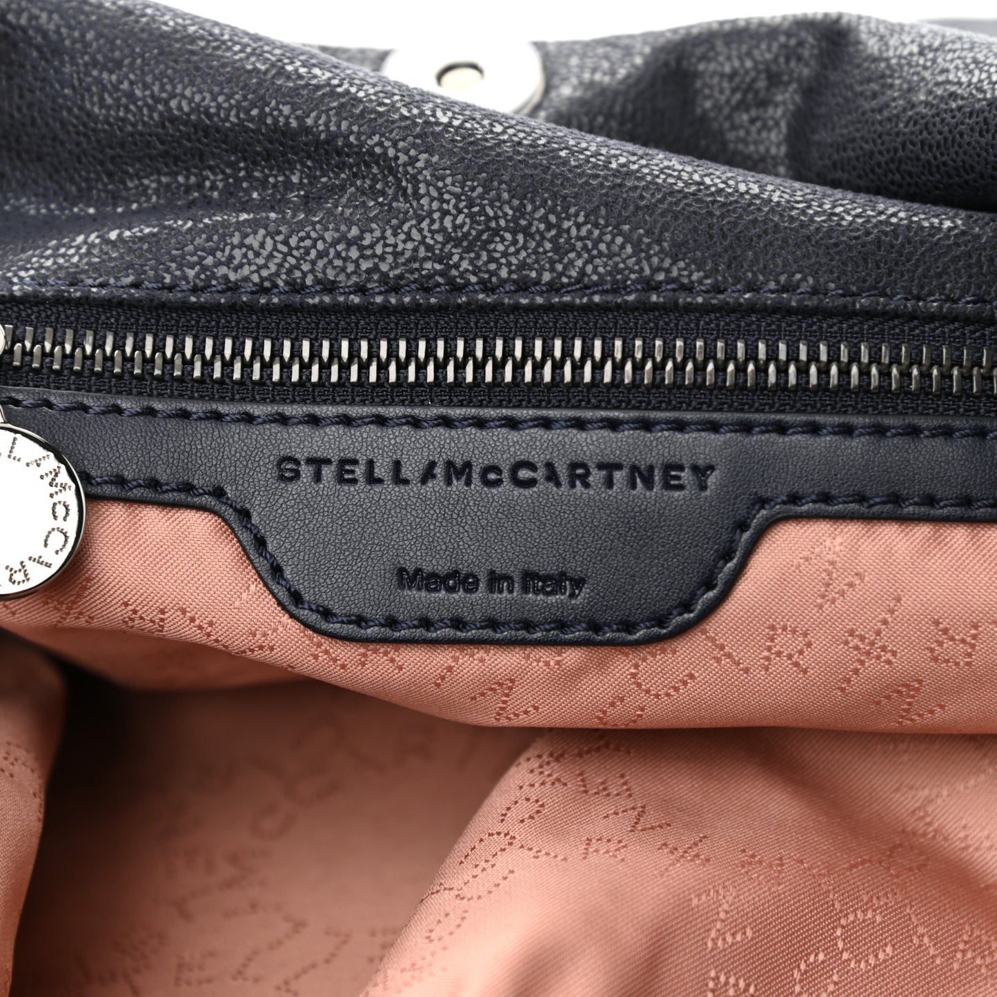 Shaggy Deer Falabella Fold Over Tote Blue