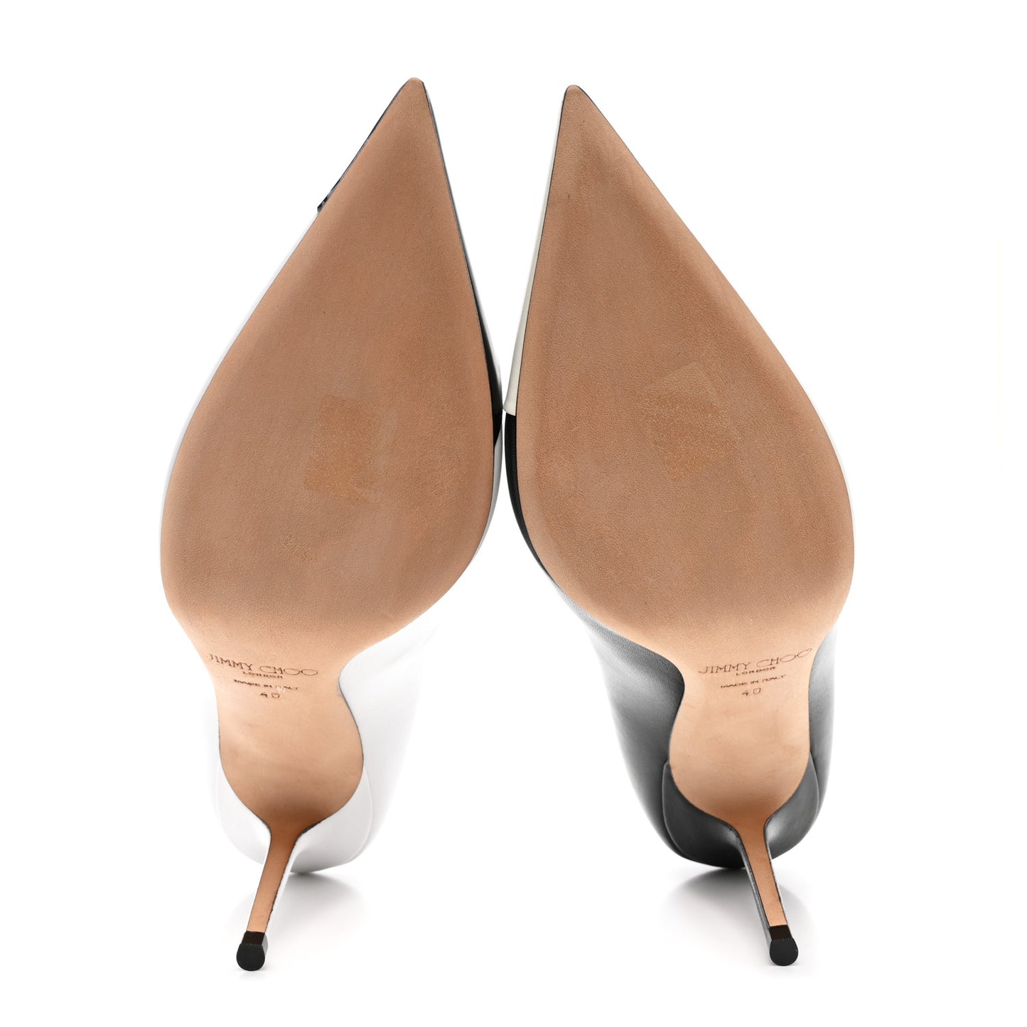 Nappa Patent Asymmetric Love 85 Pumps 40 Black White