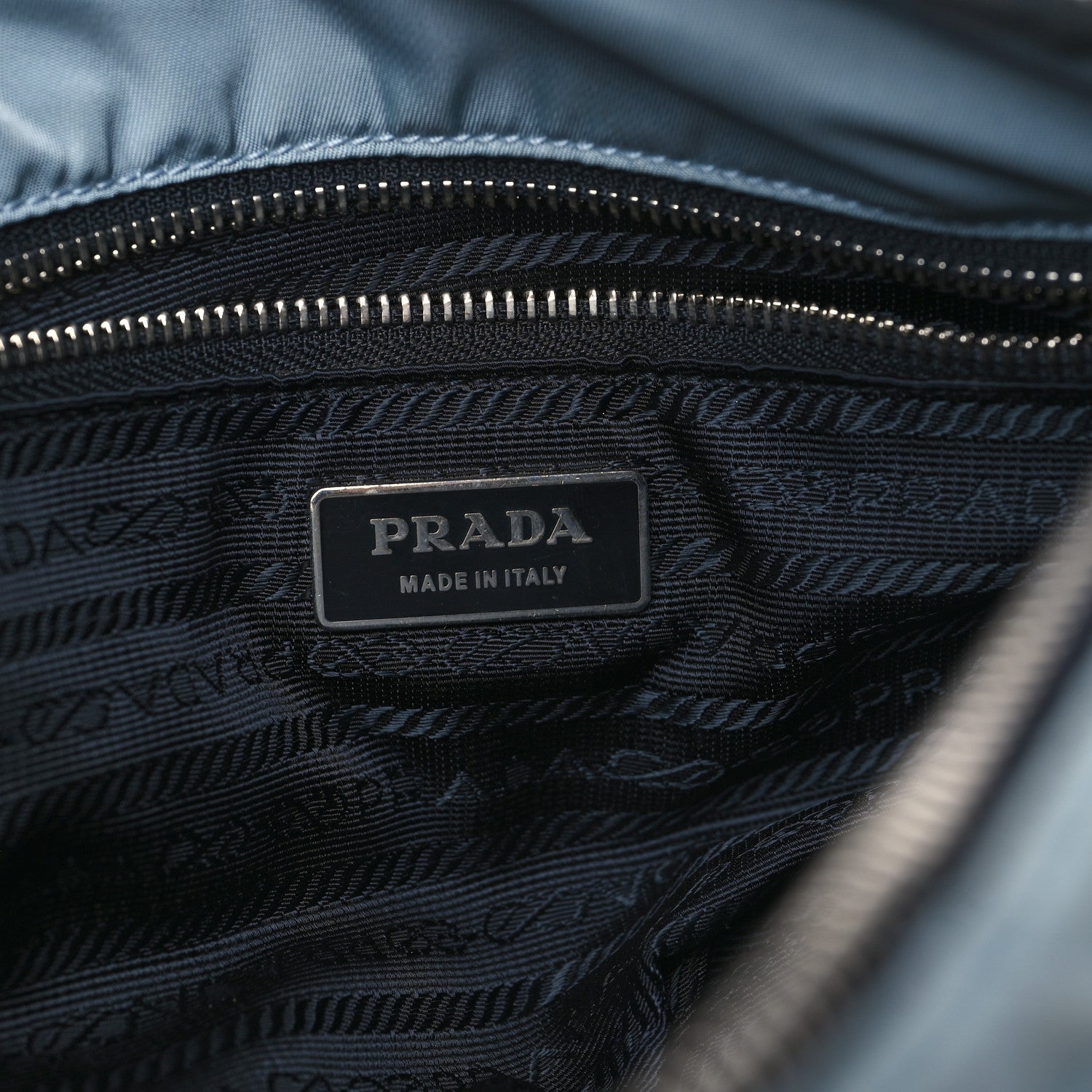 Prada Nylon Tessuto Quilted Chain Shoulder Bag Astrale 6 of 8