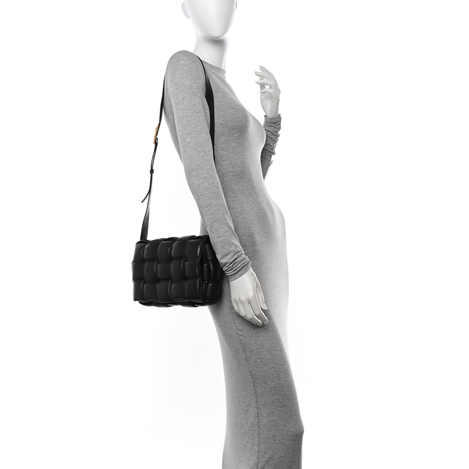 Bottega Veneta Nappa Maxi Intreccio Padded Cassette Crossbody Bag Fondente 3 of 10