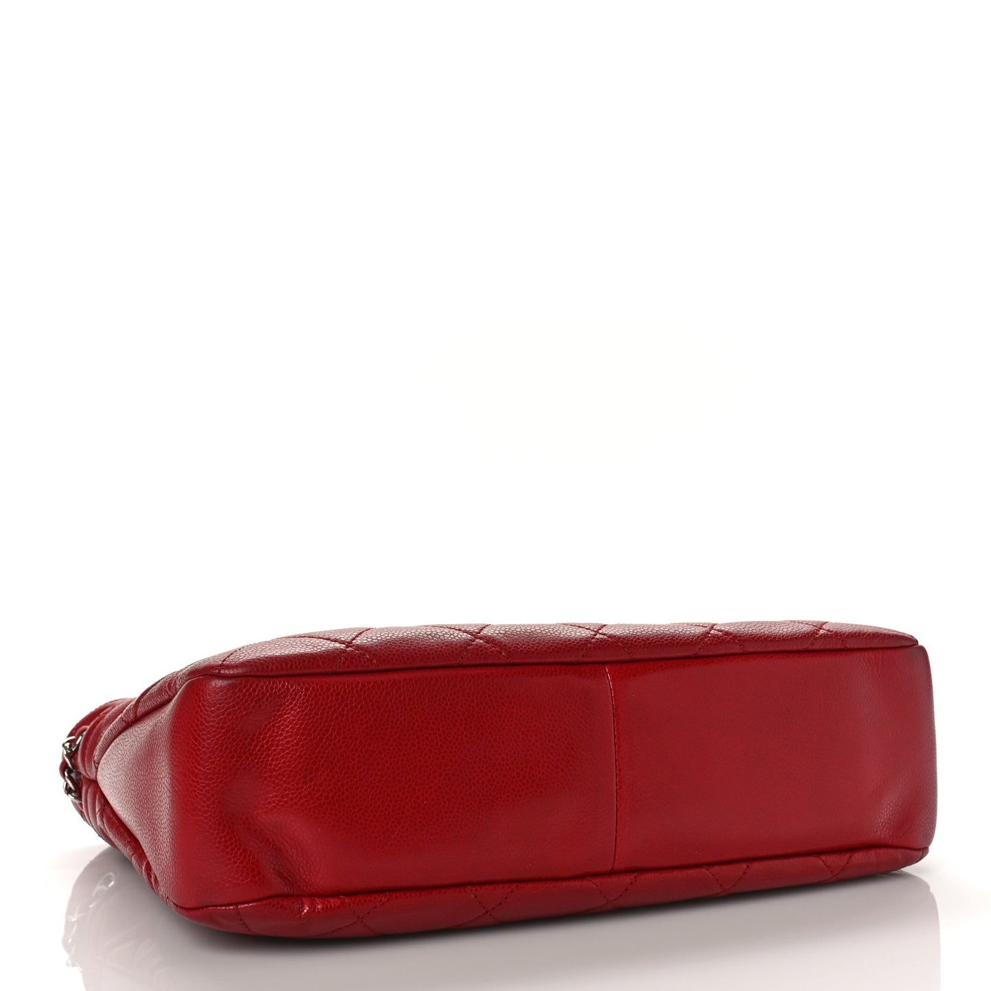 Caviar Quilted Timeless CC Soft Tote Red