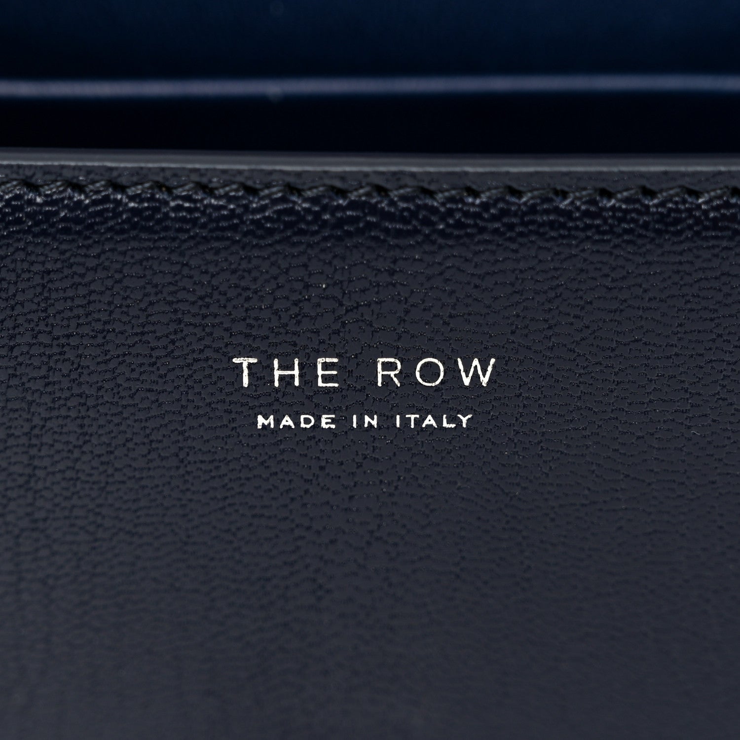 The Row Smooth Calfskin The Sofia E/W Crossbody Navy 6 of 9
