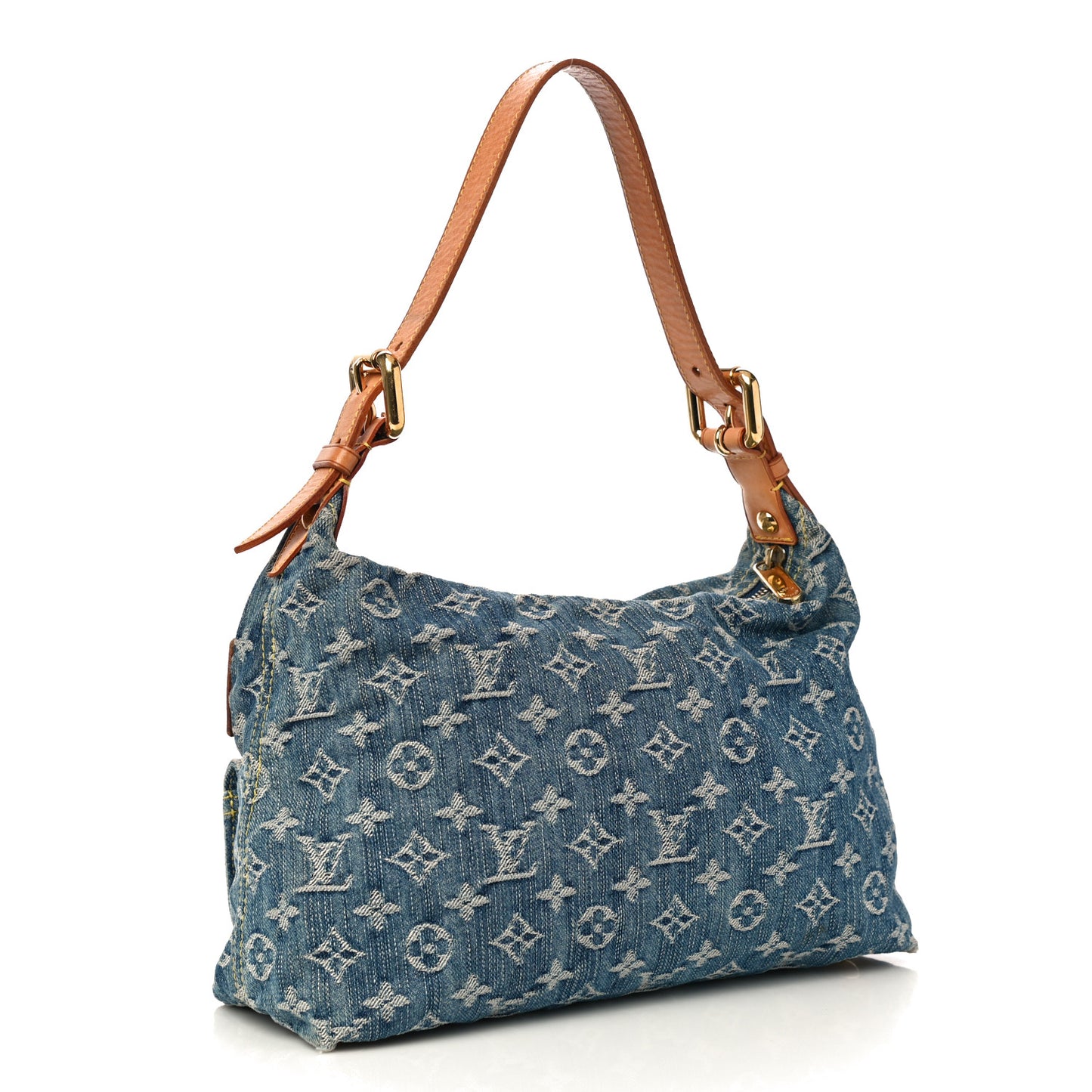 Monogram Denim Baggy PM Blue