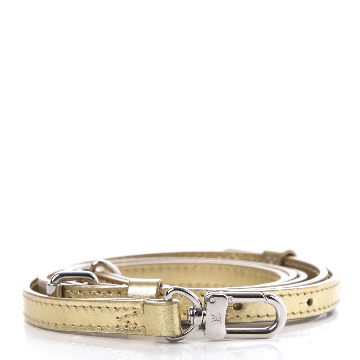 Calfskin 12mm Adjustable Shoulder Strap Gold