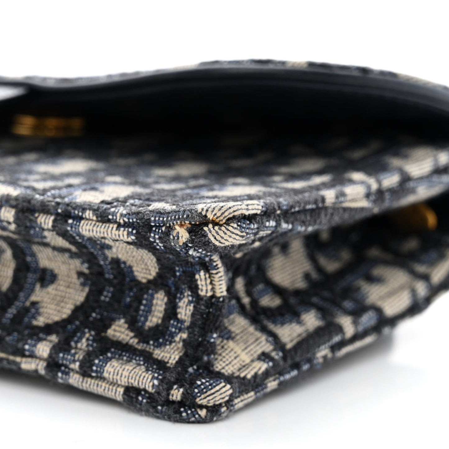 Oblique Saddle Belt Bag Blue