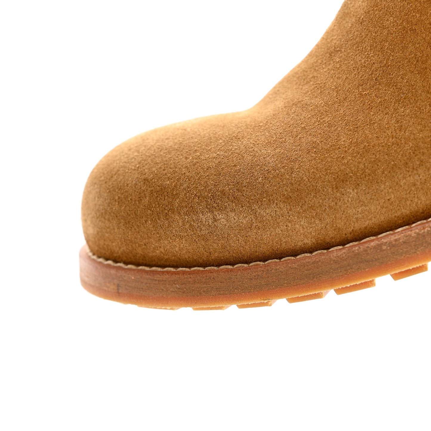 Suede Biker Boots 36.5 Tan