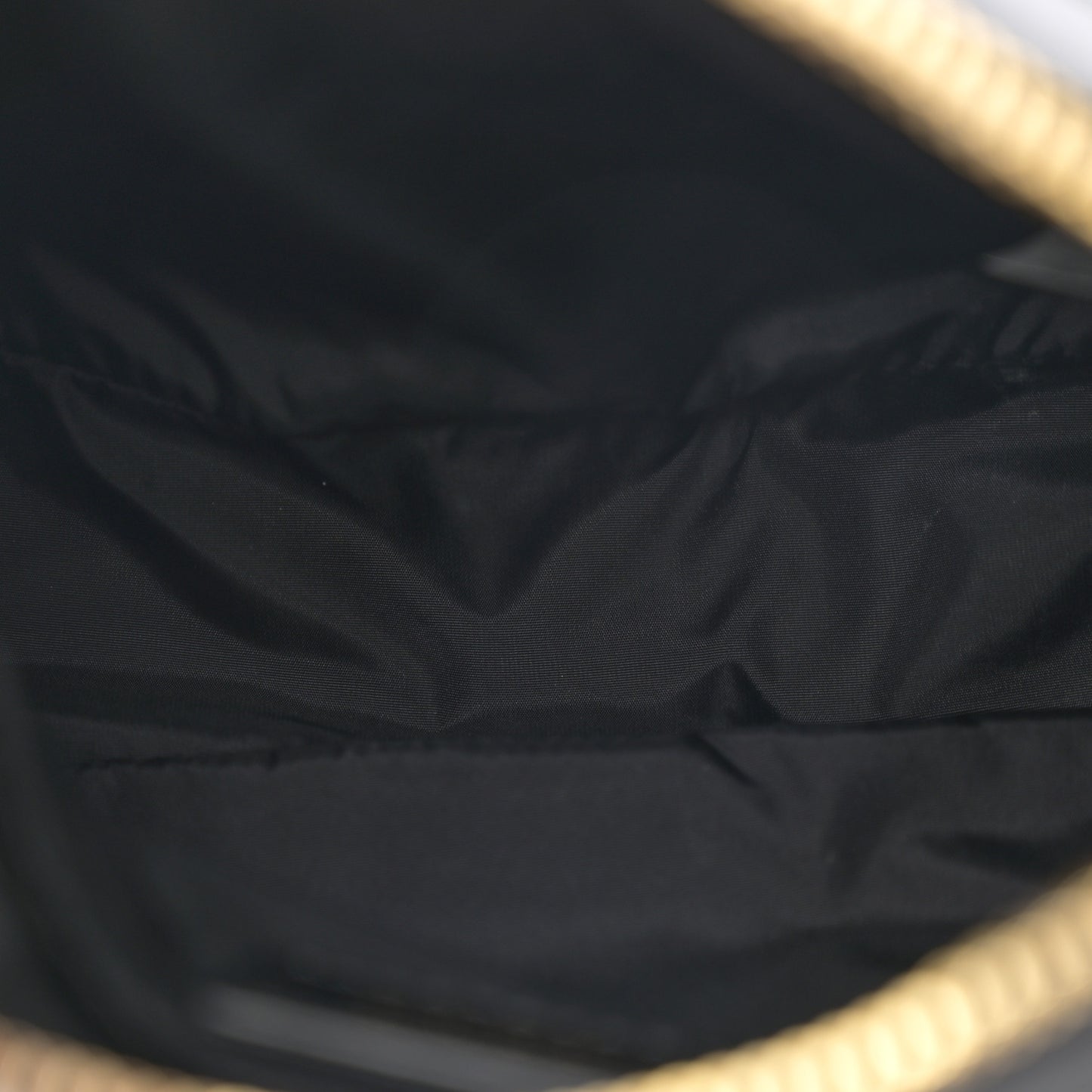 Nylon Medusa Small Shoulder Bag Black