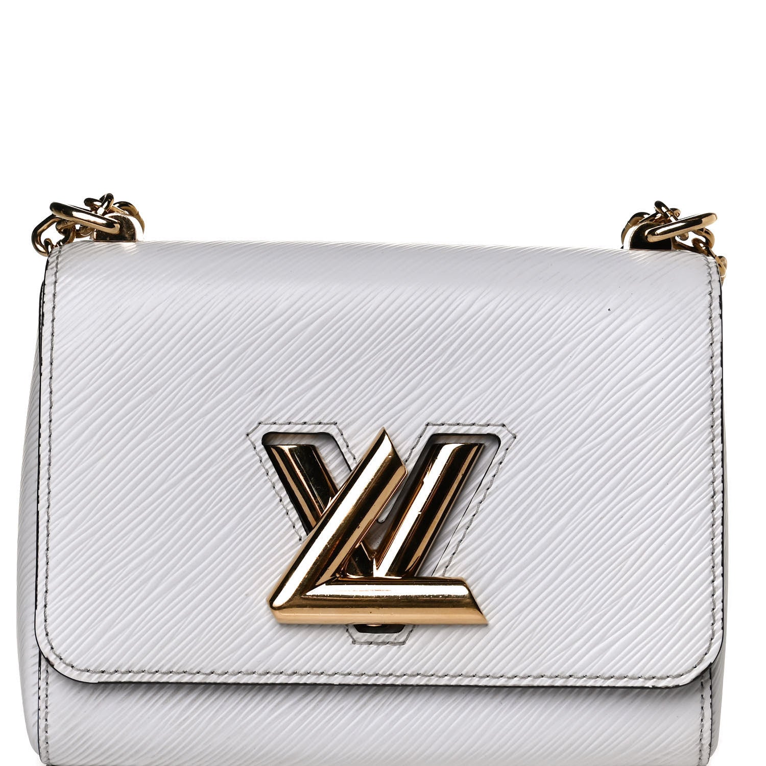 Louis Vuitton Epi Twist Shoulder Bag MM White 7 of 13