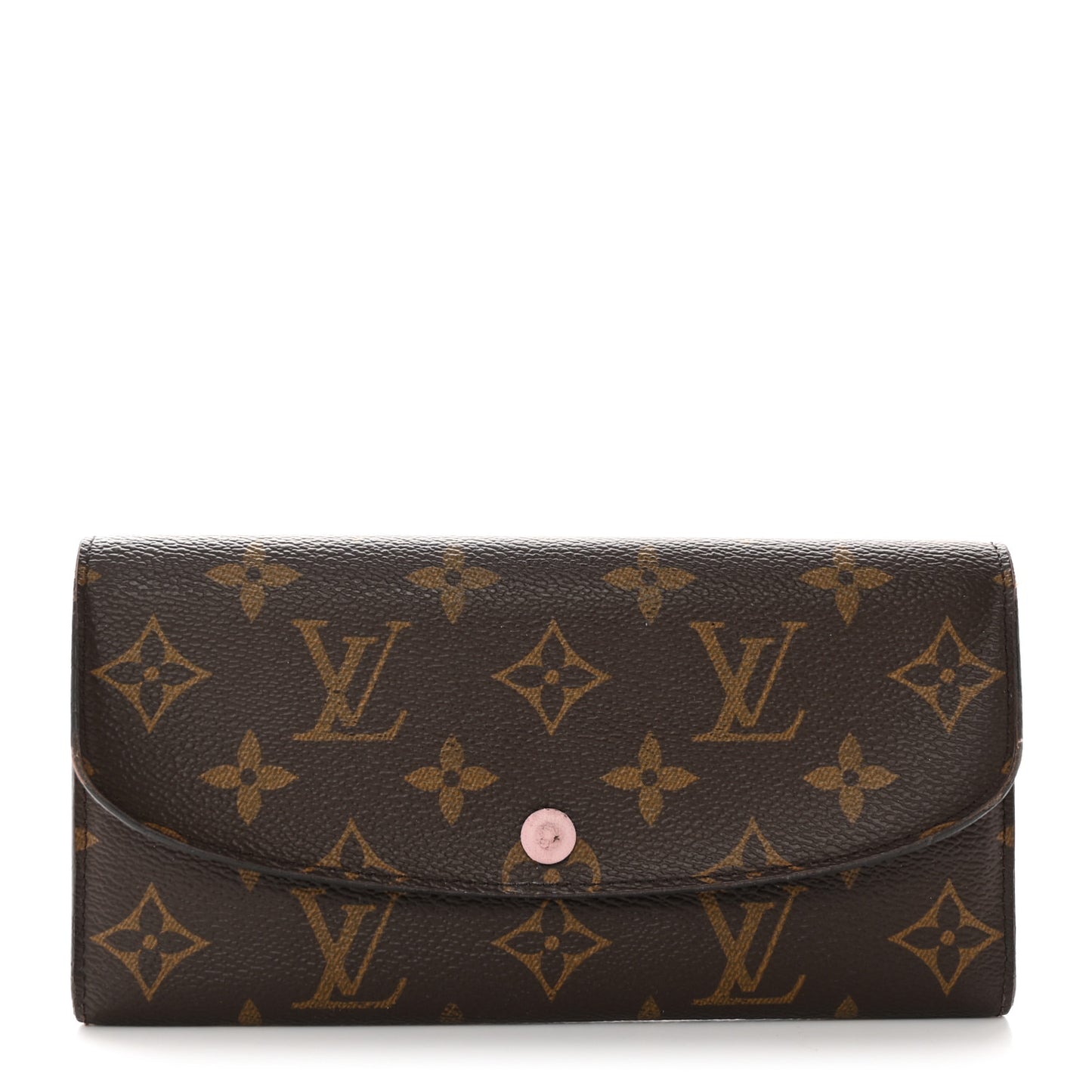 Monogram Emilie Wallet Rose Ballerine