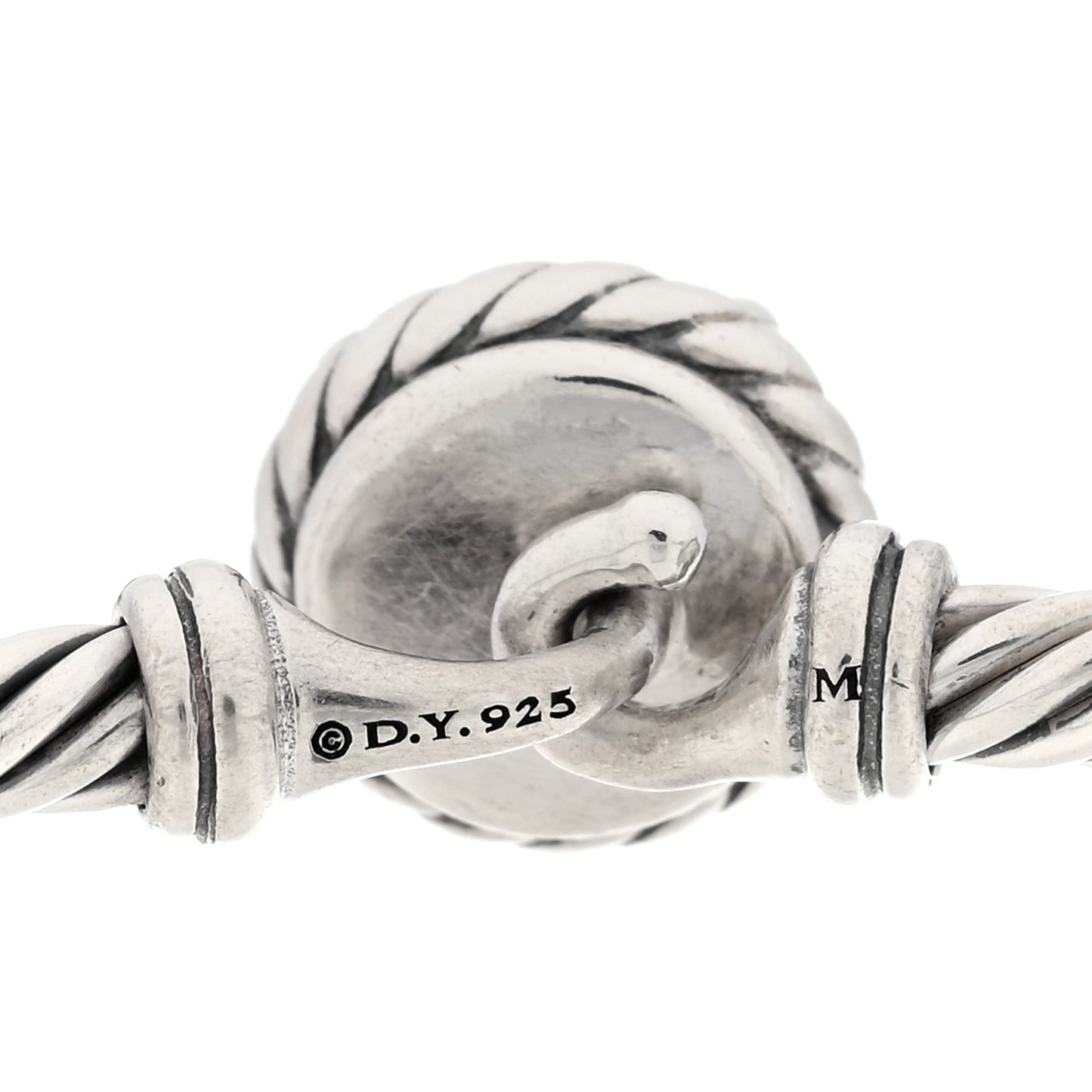 Sterling Silver Pearl 3mm Chatelaine Bracelet