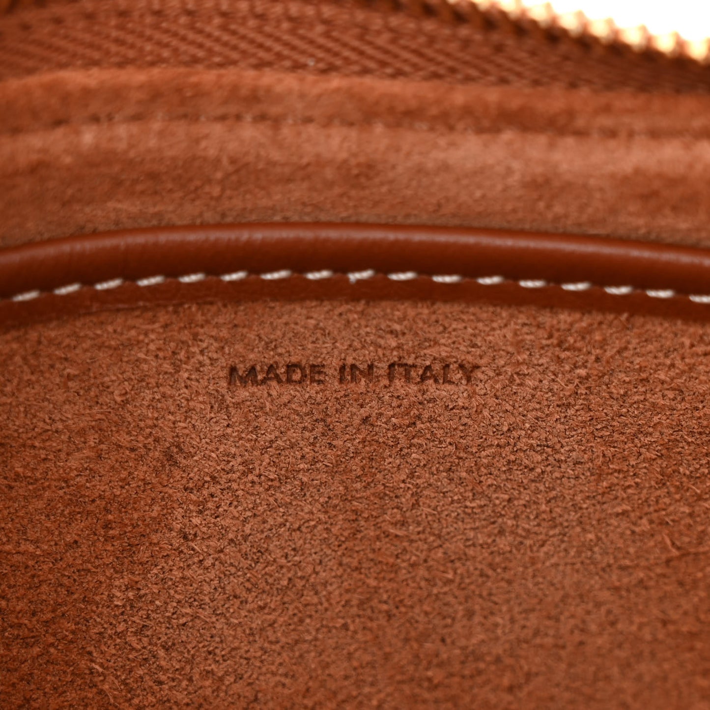 Smooth Calfskin Medium Strap Ava Shoulder Bag Tan