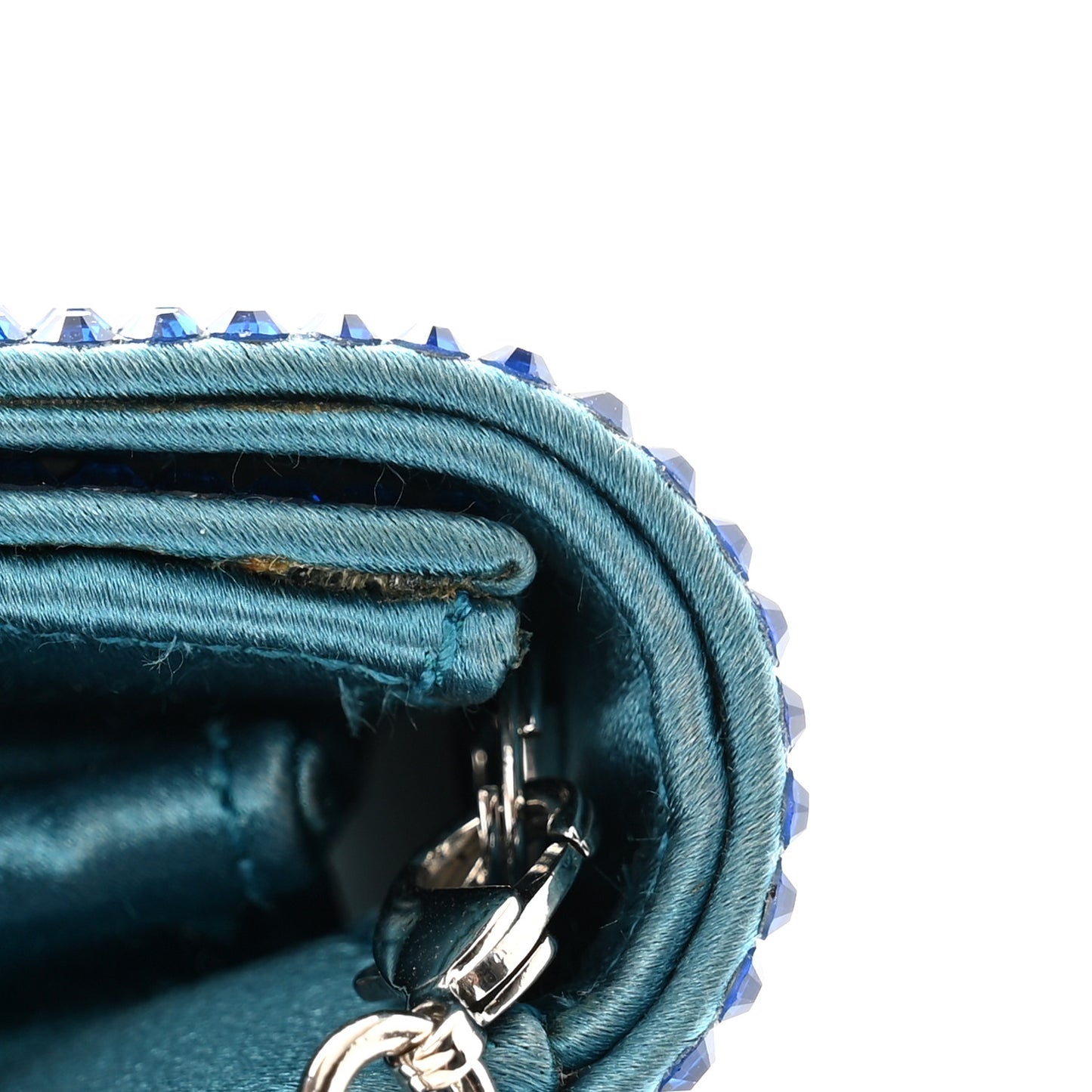 Swarovski Crystal Fizzy Clutch Blue