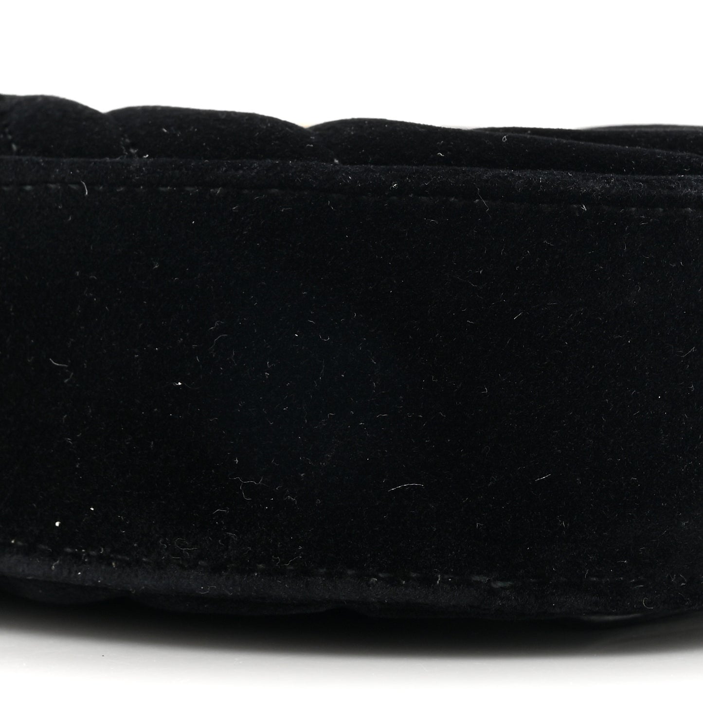 Velvet Matelasse GG Marmont Belt Bag 85 34 Black
