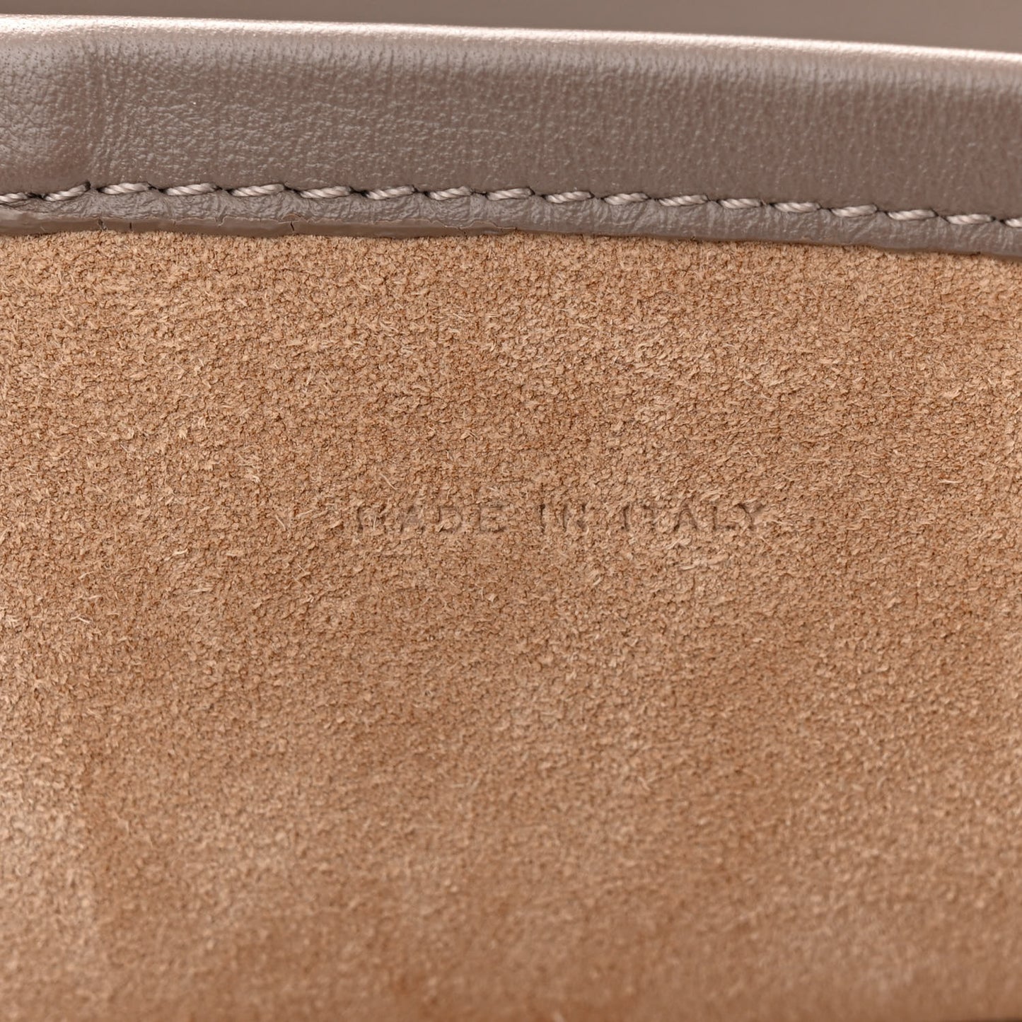 Grained Calfskin Large N/S Park Tote French Grey