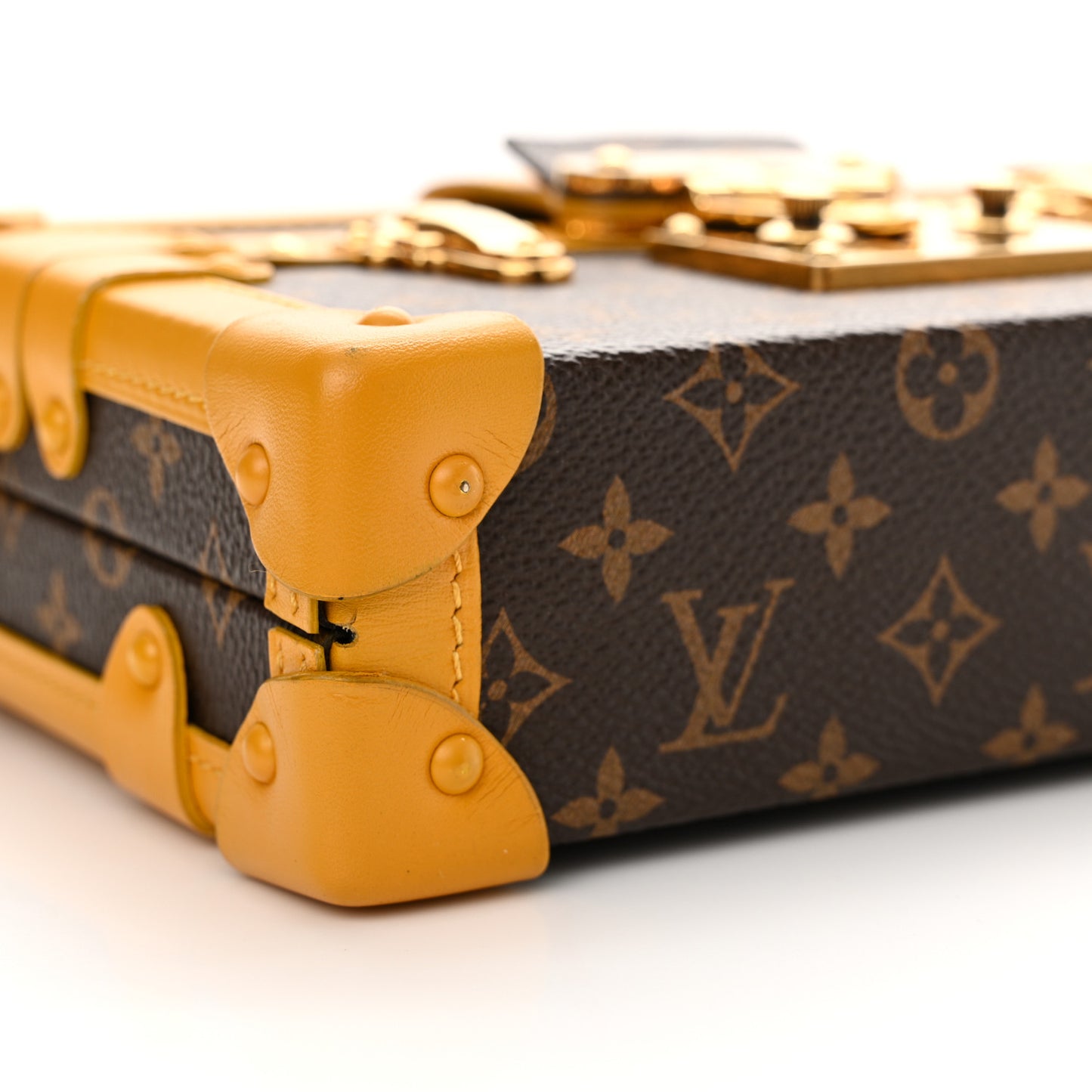 Monogram Petite Malle Brown Yellow