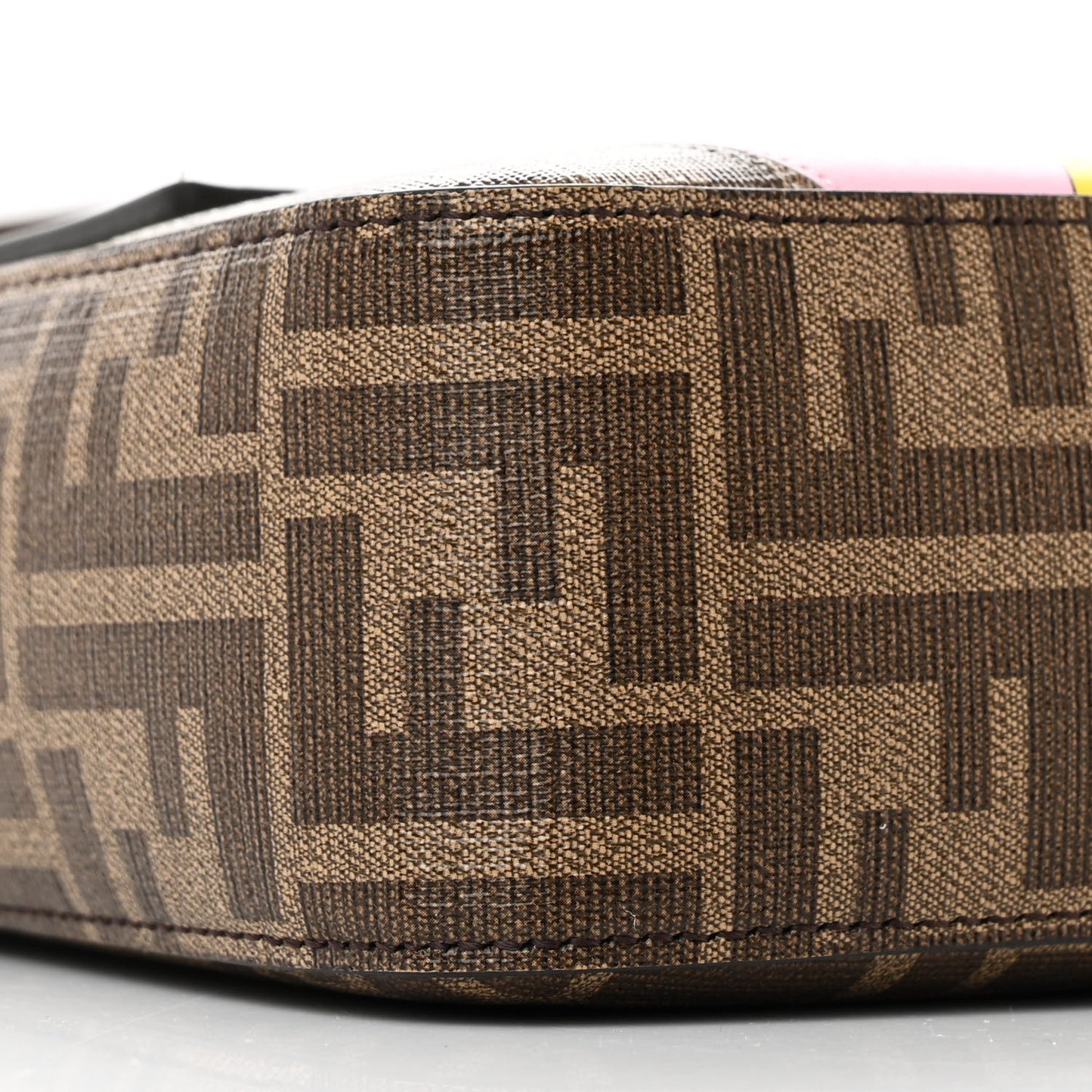 Glazed Fabric FF 1974 Hairdo Girls Inlay Baguette Mogano Panna Multicolor