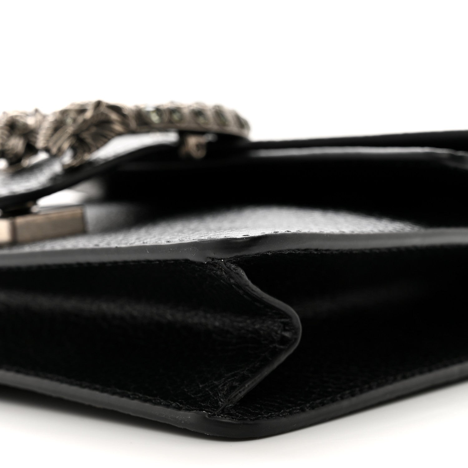Gucci Calfskin Mini Dionysus Shoulder Bag Black 10 of 12