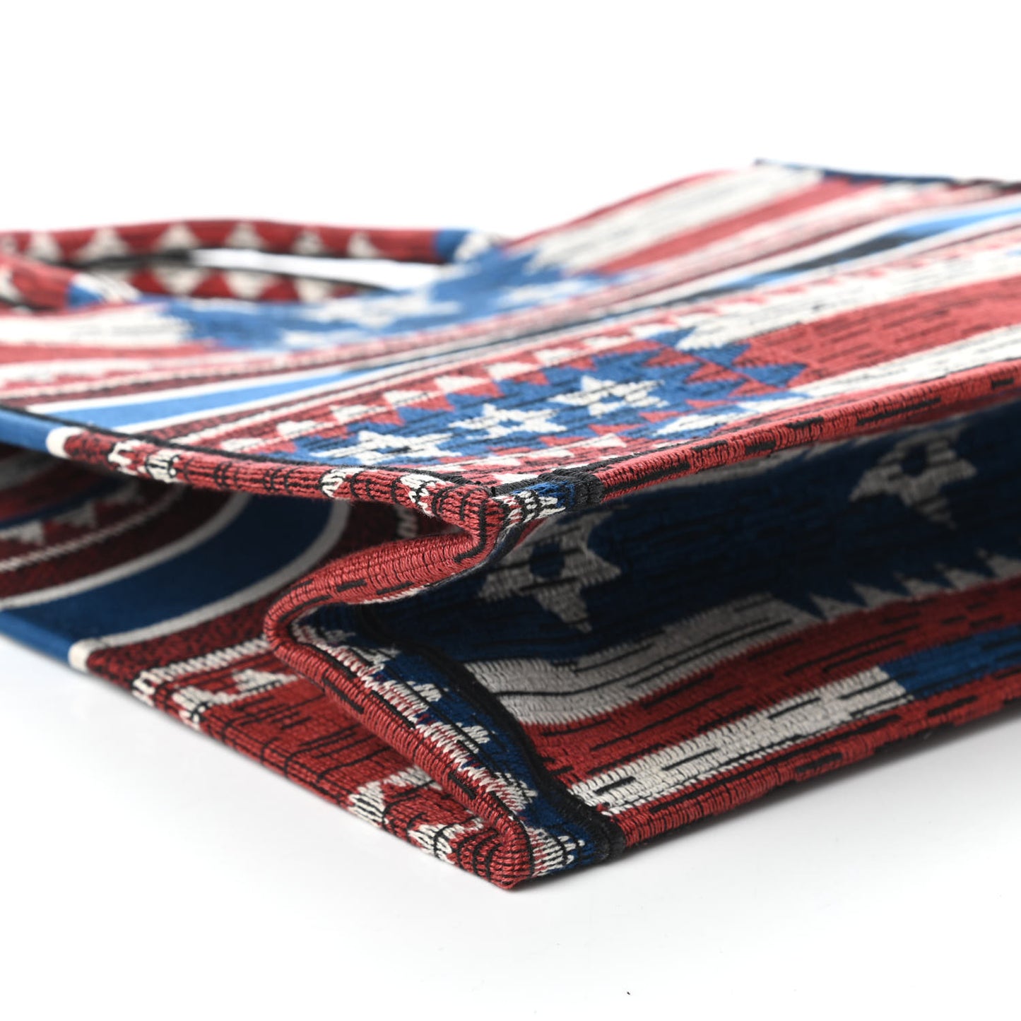 Canvas Embroidered Exclusive US Book Tote Multicolor