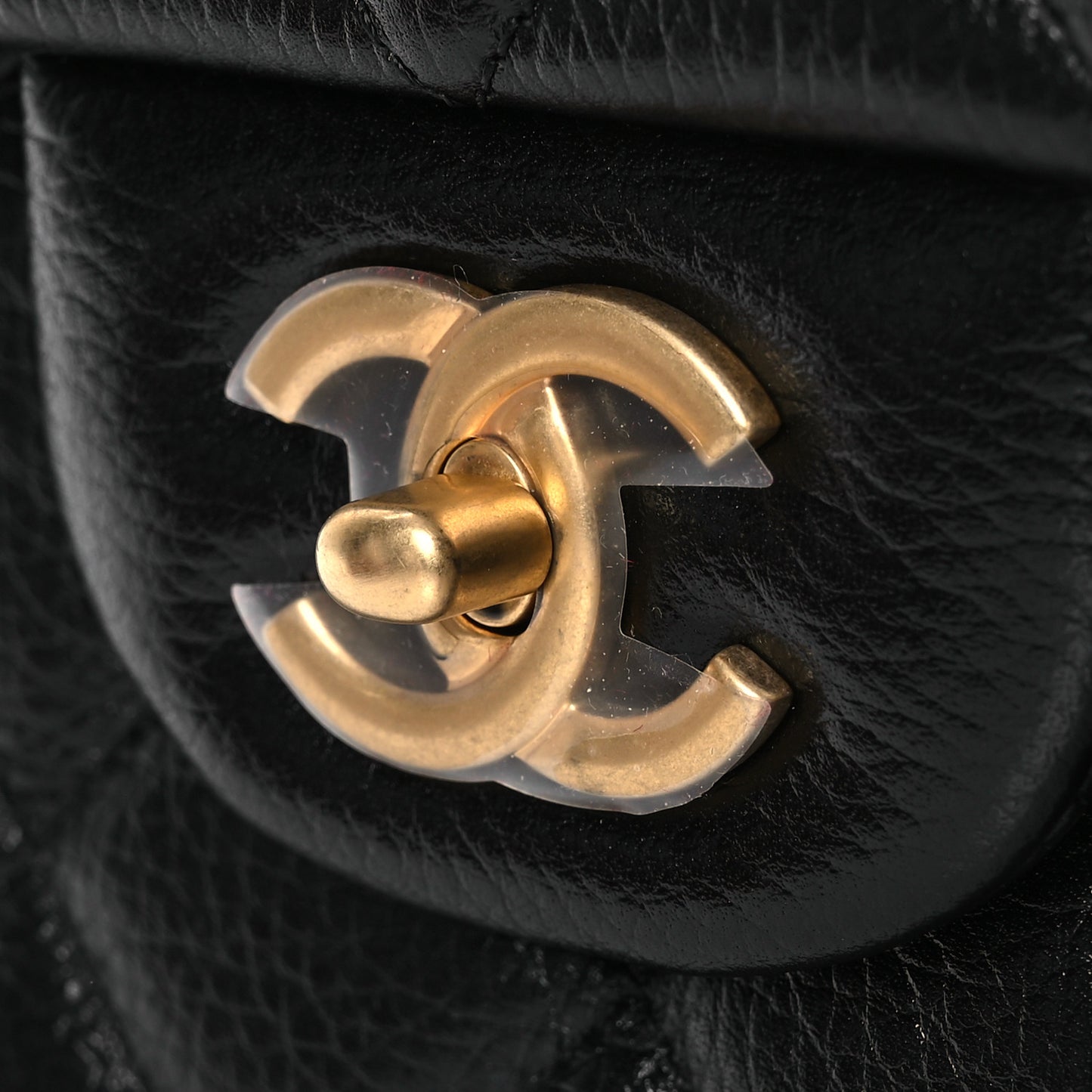 Caviar Quilted XXL Travel Flap Bag Black