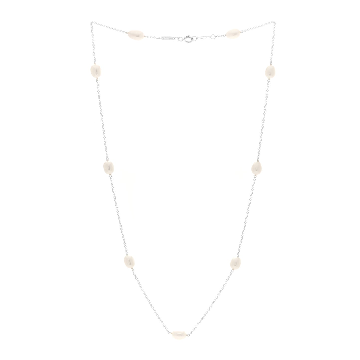 Sterling Silver Pearl Elsa Peretti Pearls By The Yard Necklace