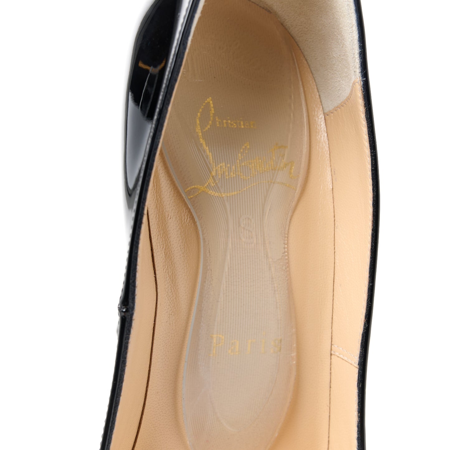 Patent New Very Prive 120 Pumps 36.5 Black Red