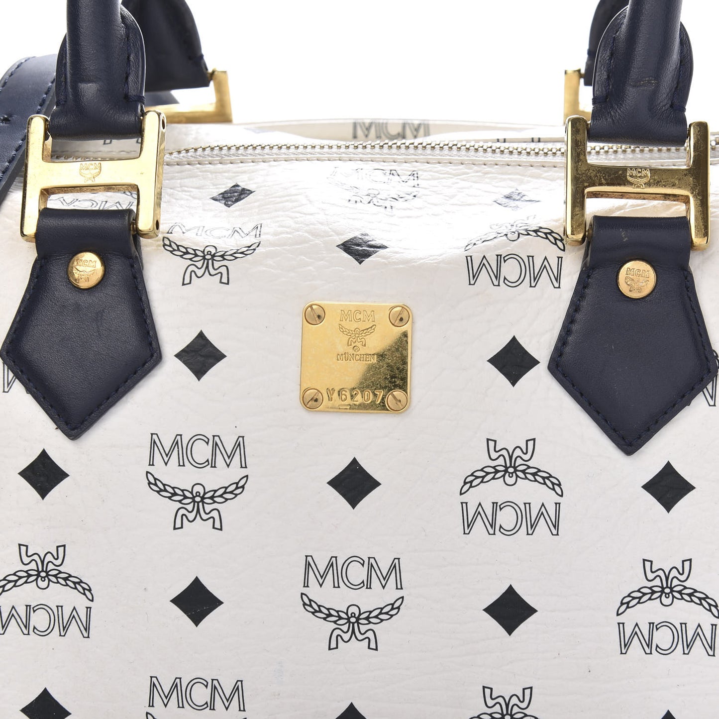 Visetos Boston Satchel White
