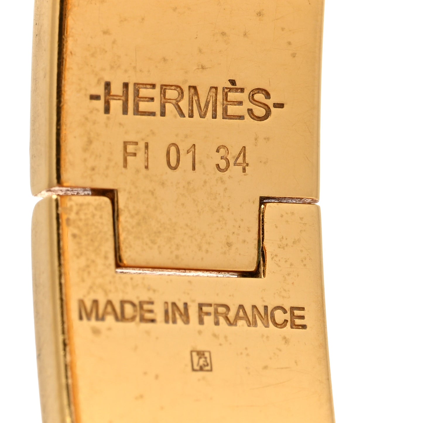 Enamel Narrow Clic Clac H Bracelet GM Black