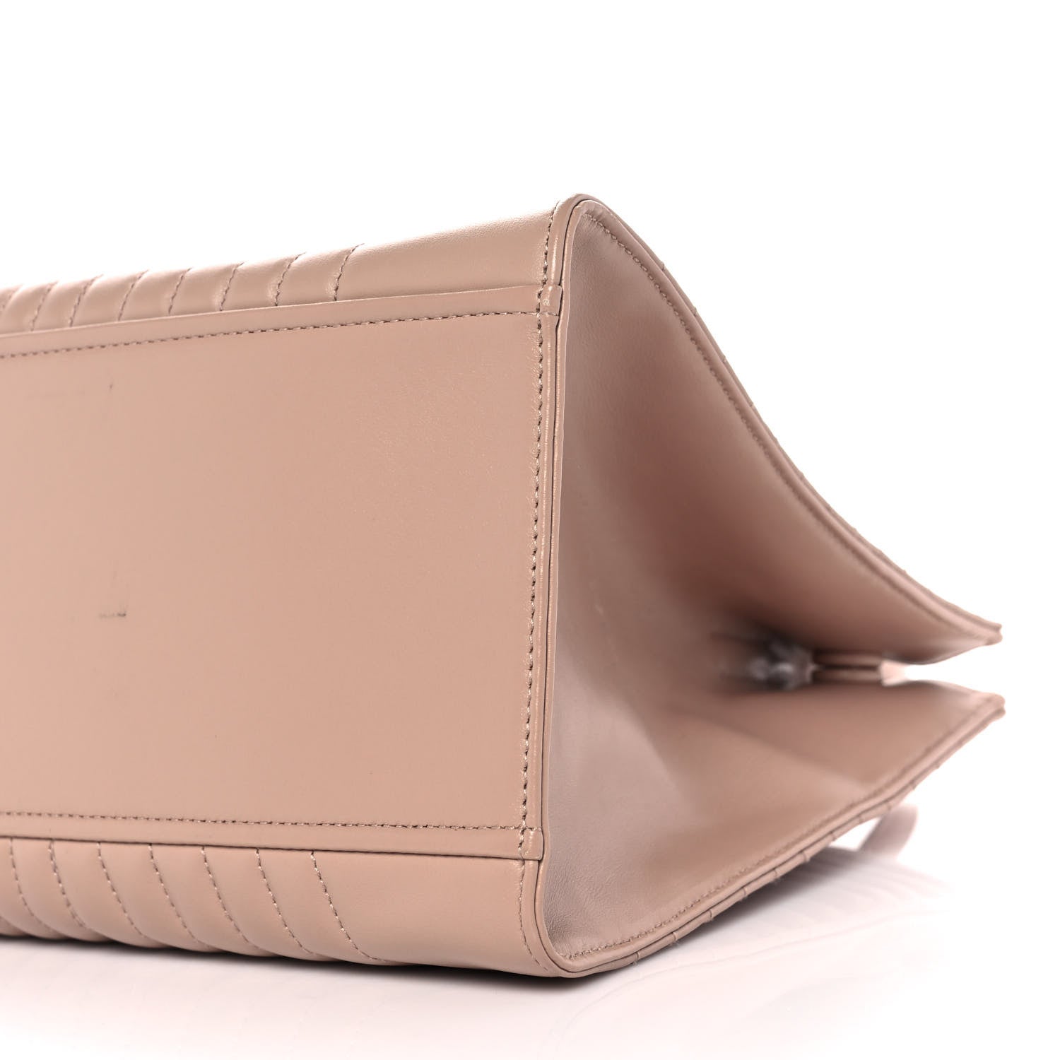 Prada Soft Calfskin Impunture Diagramme Tote Cipria 8 of 8