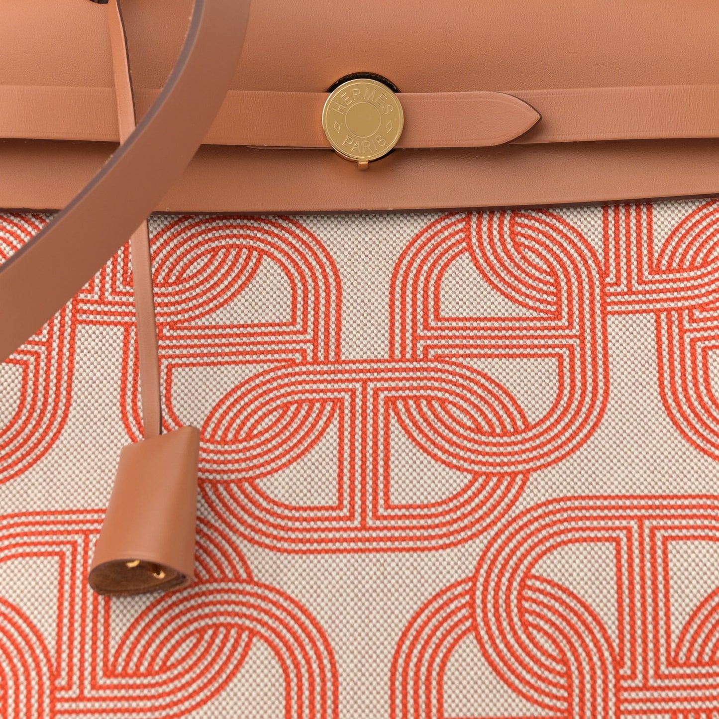 H Plume Canvas Vache Hunter Circuit 24 Herbag Zip Retourne 31 Orange Mecano Ecru Beige Naturel