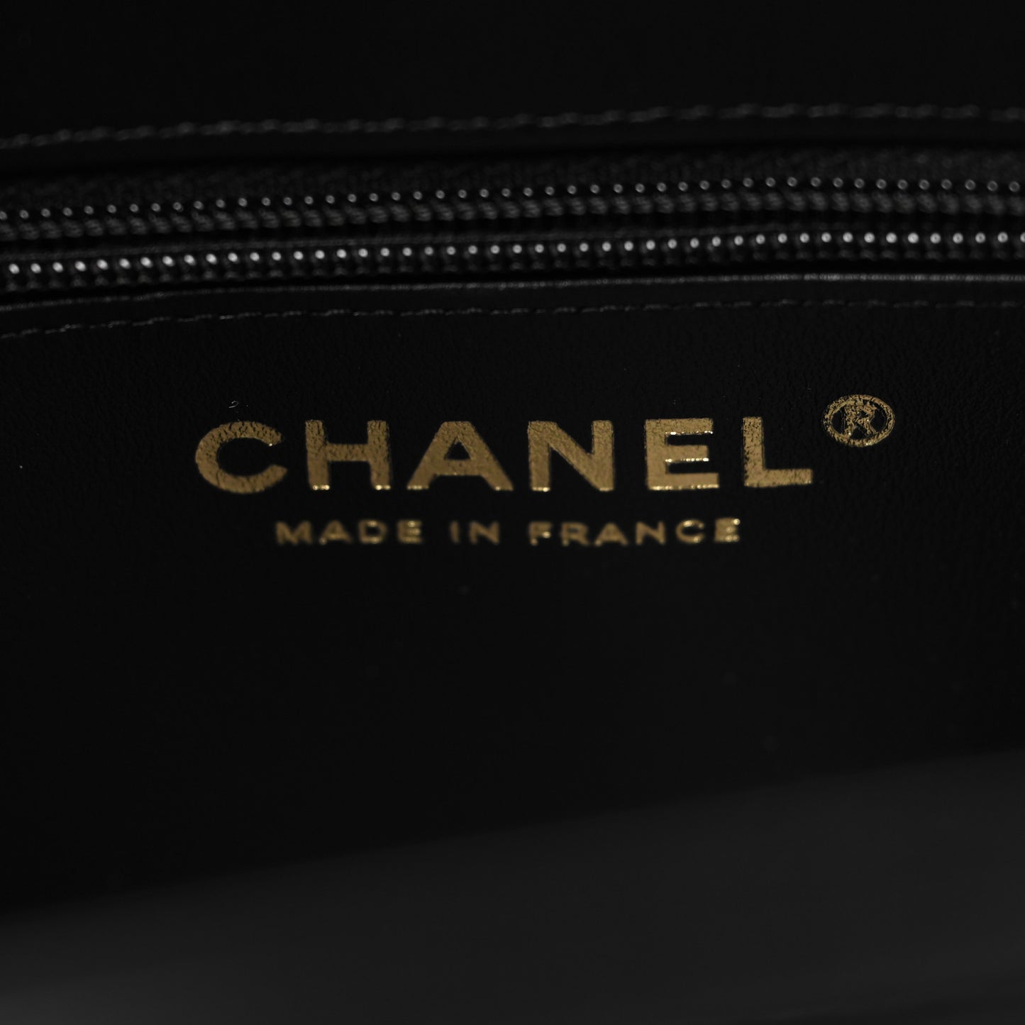 Shiny Aged Calfskin Quilted Nano Kelly Shopper Black