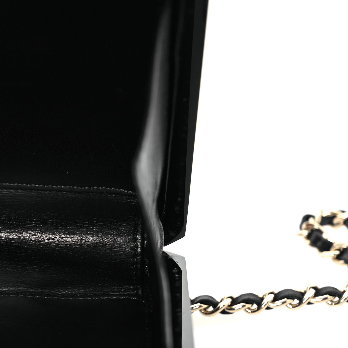 Plexiglass Perfume Bottle Clutch Black