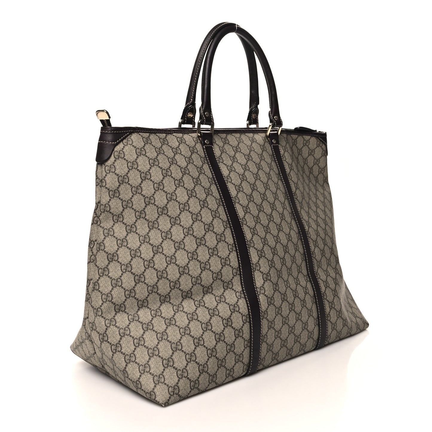 GG Plus Monogram Medium Joy Tote Dark Brown