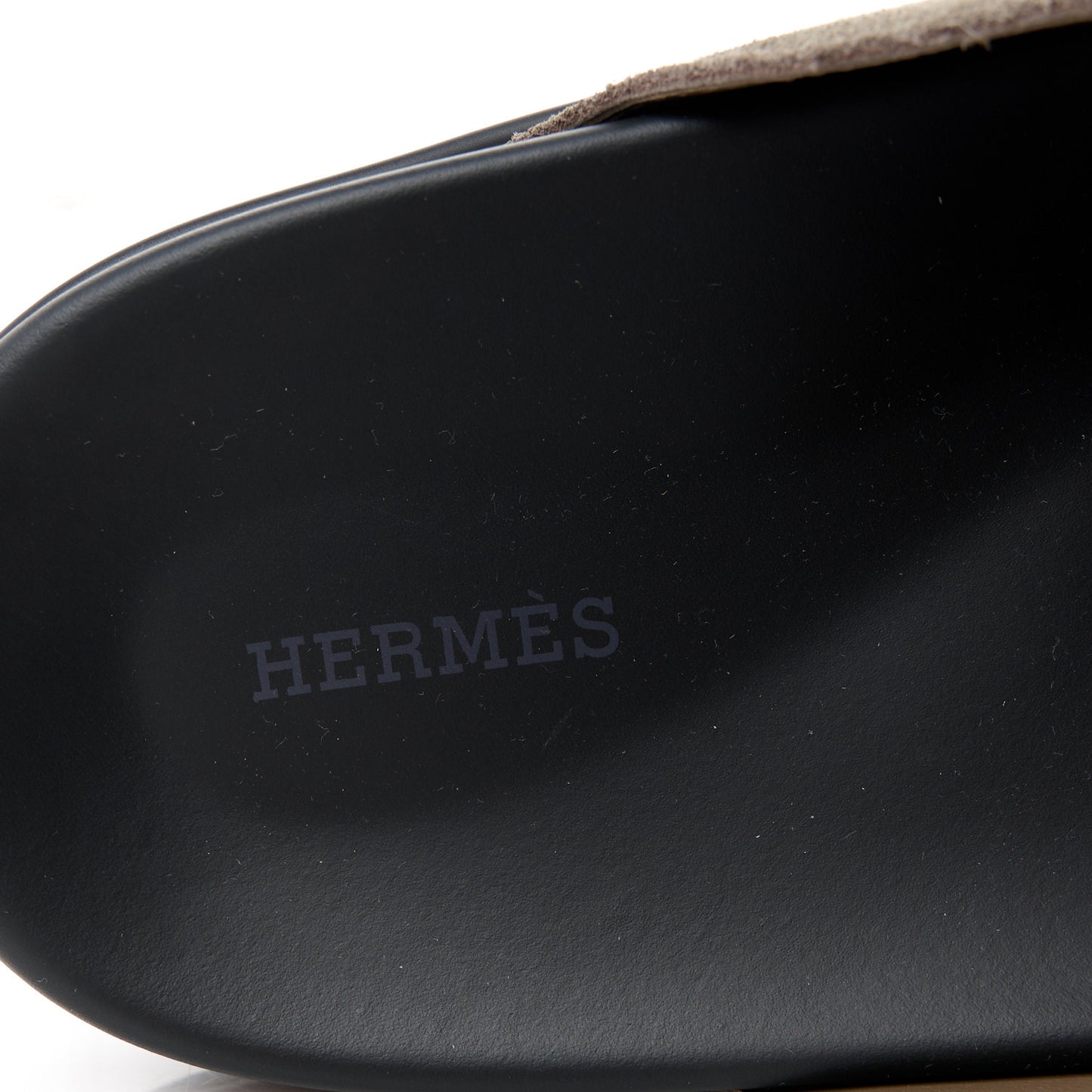 Suede Calfskin Go Mules 45 Etoupe