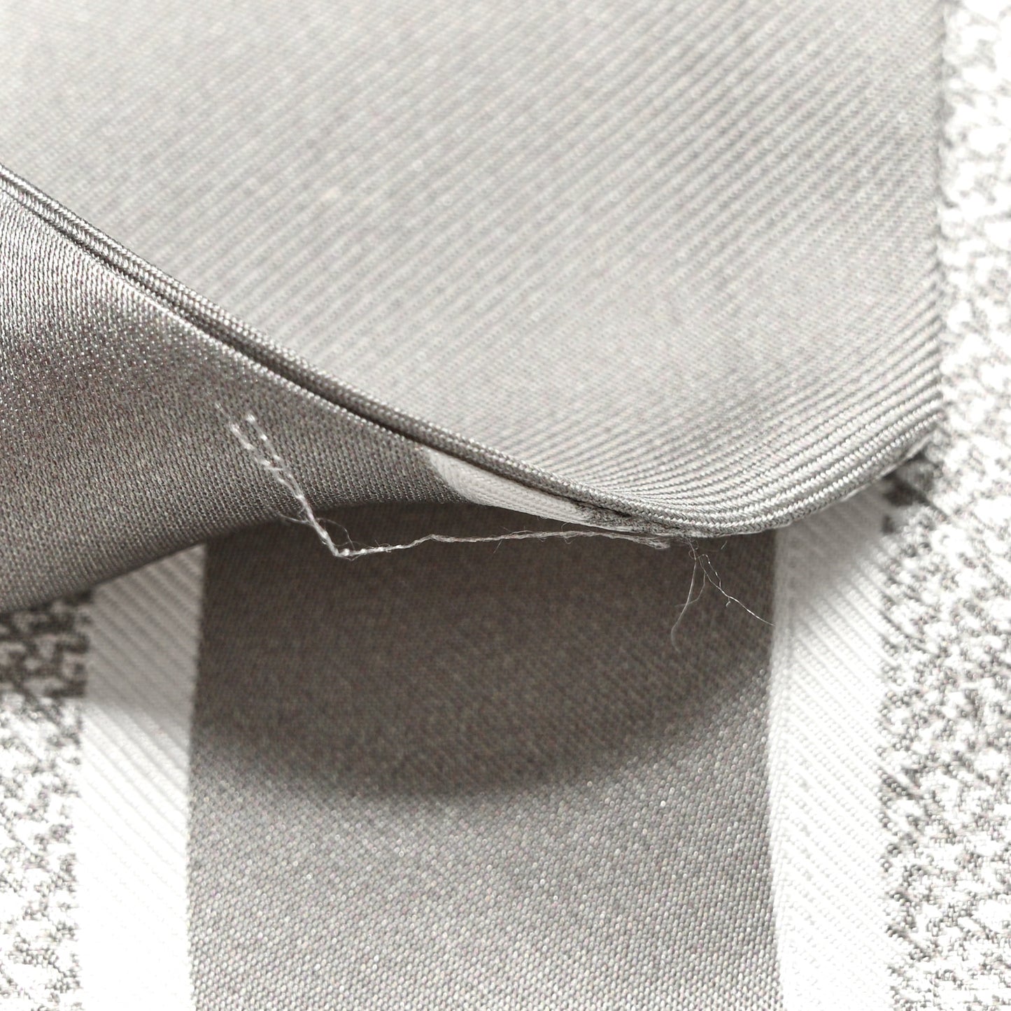 Silk Oblique Mitzah Scarf Grey