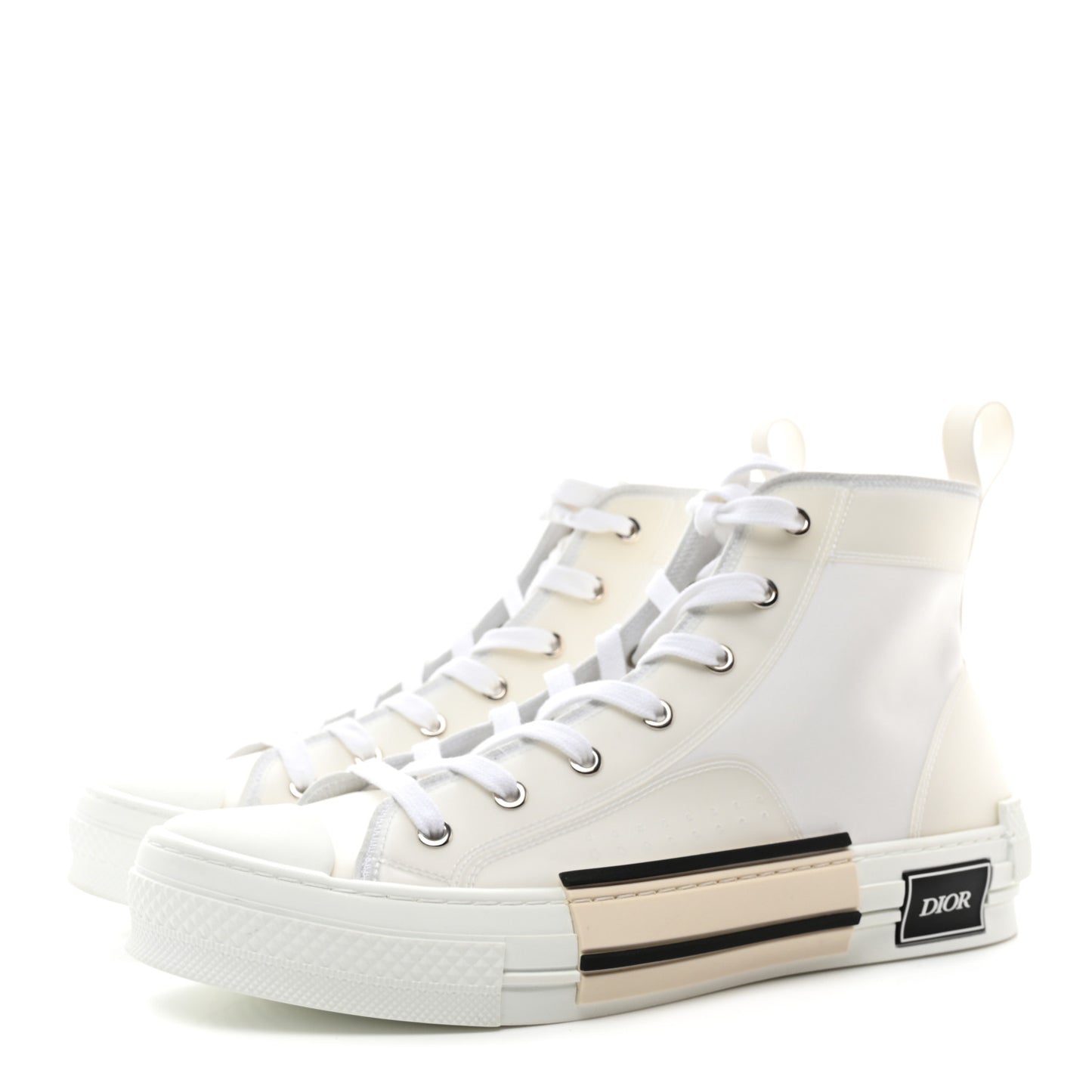 Canvas Mens B23 High Top Sneakers 42.5 White