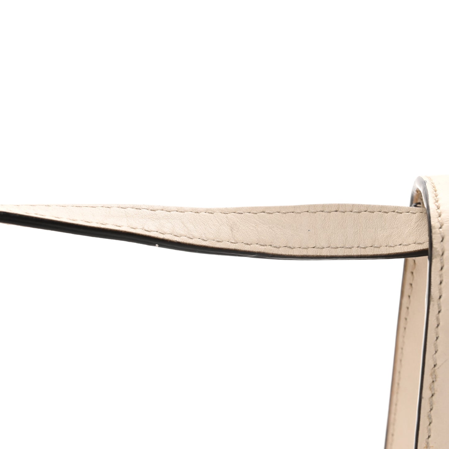 Calfskin Mini Sylvie Top Handle Bag White