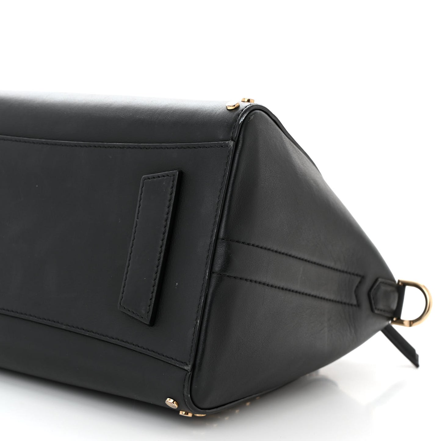 Smooth Calfskin Small Studded Antigona Black