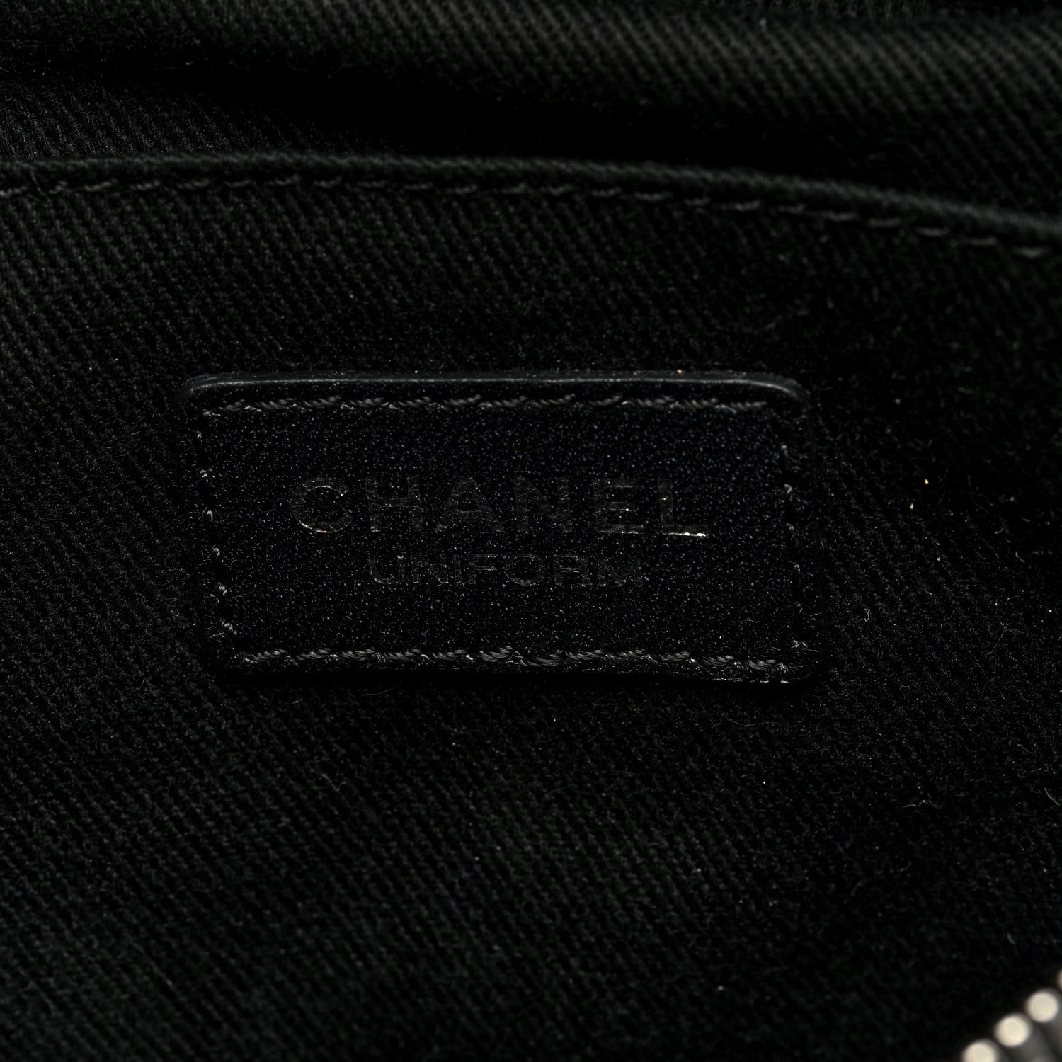 Chanel Grained Calfskin Quilted Waist Belt Bag Black 6 of 10