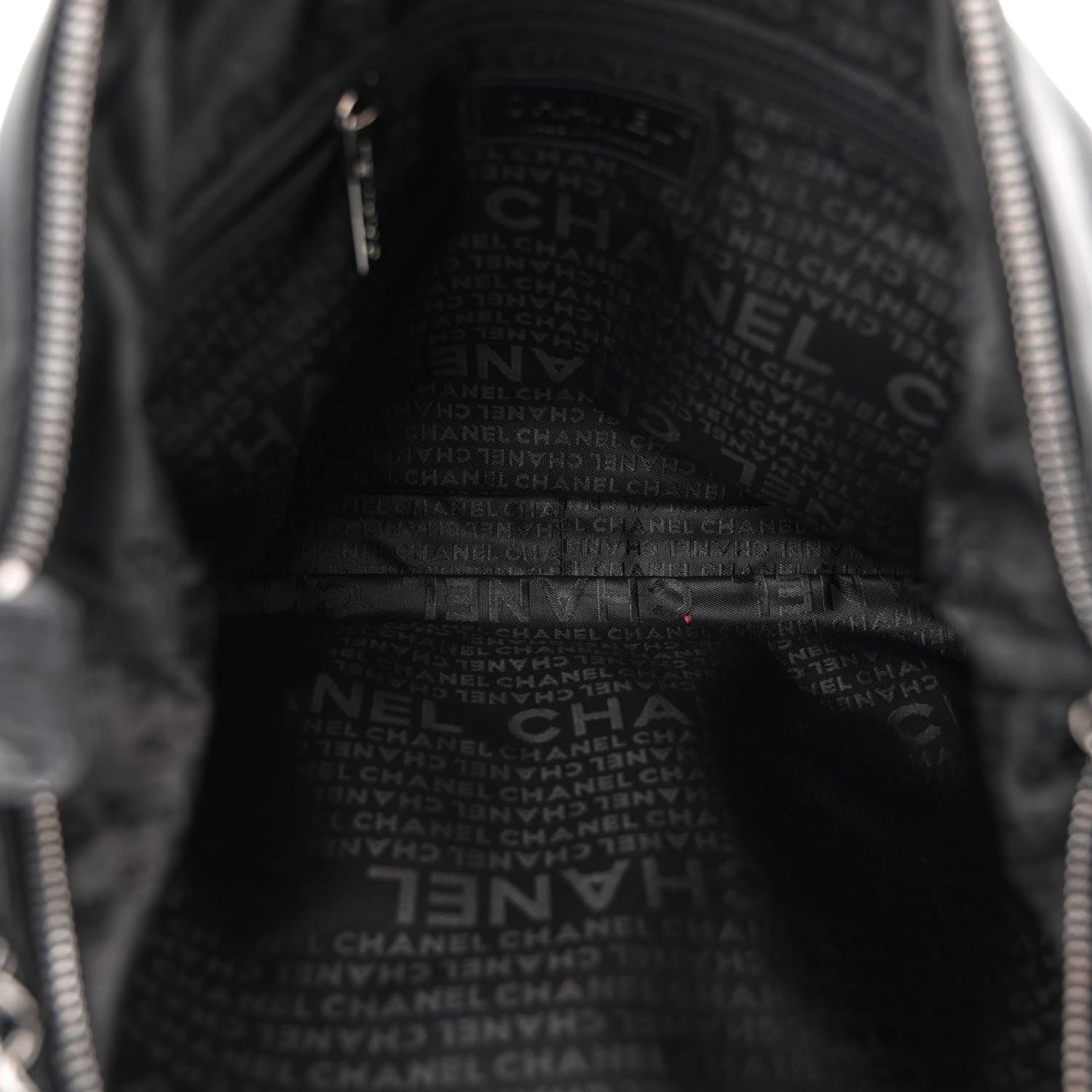 Chanel Lambskin Triple Chain Hobo Black 5 of 10