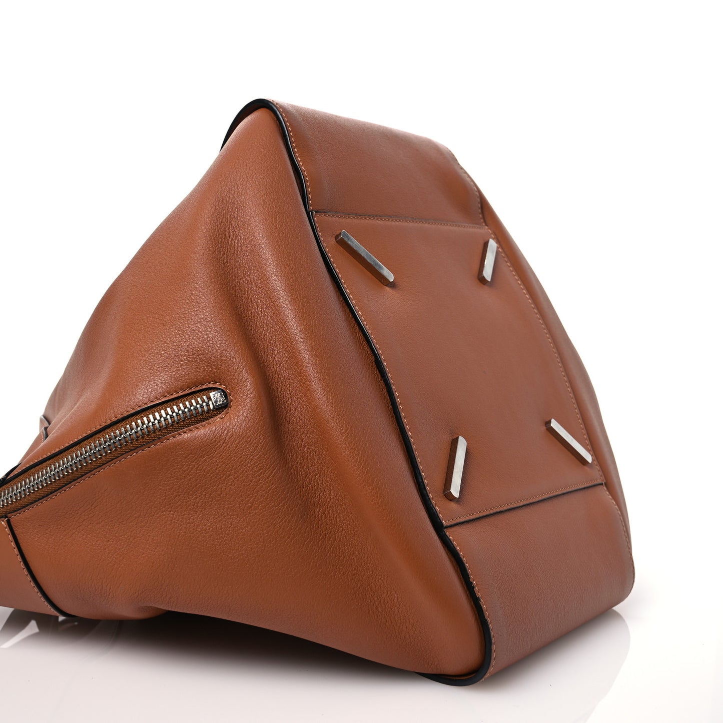 Calfskin Medium Hammock Shoulder Bag Tan