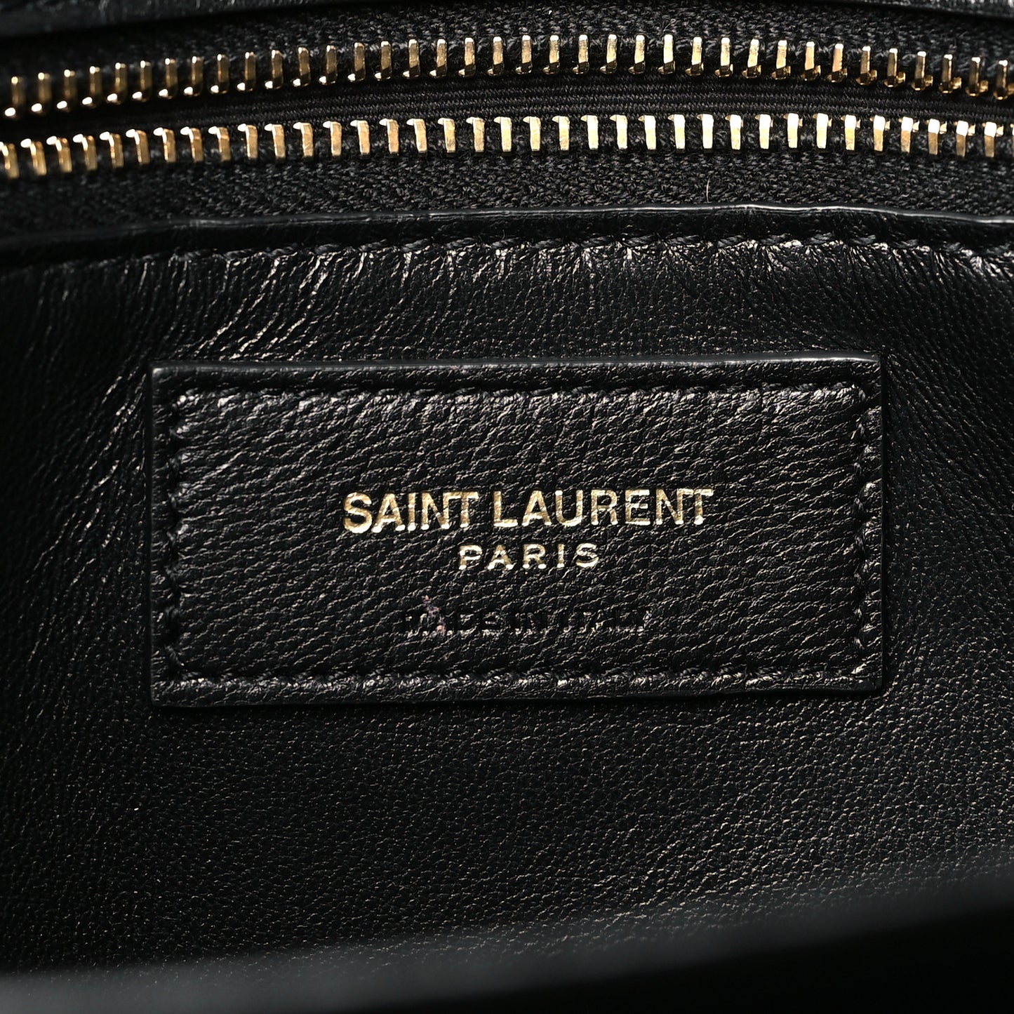 Smooth Calfskin Le Maillon Satchel Black