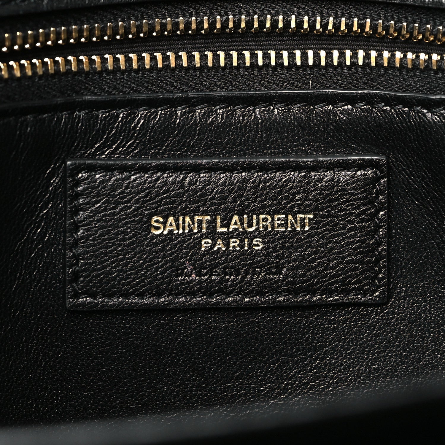 Saint Laurent Smooth Calfskin Le Maillon Satchel Black 6 of 11