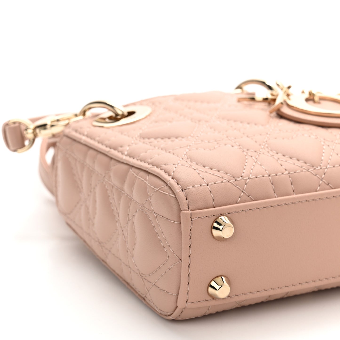 Lambskin Cannage Micro DiorAmour Lady Dior Pink