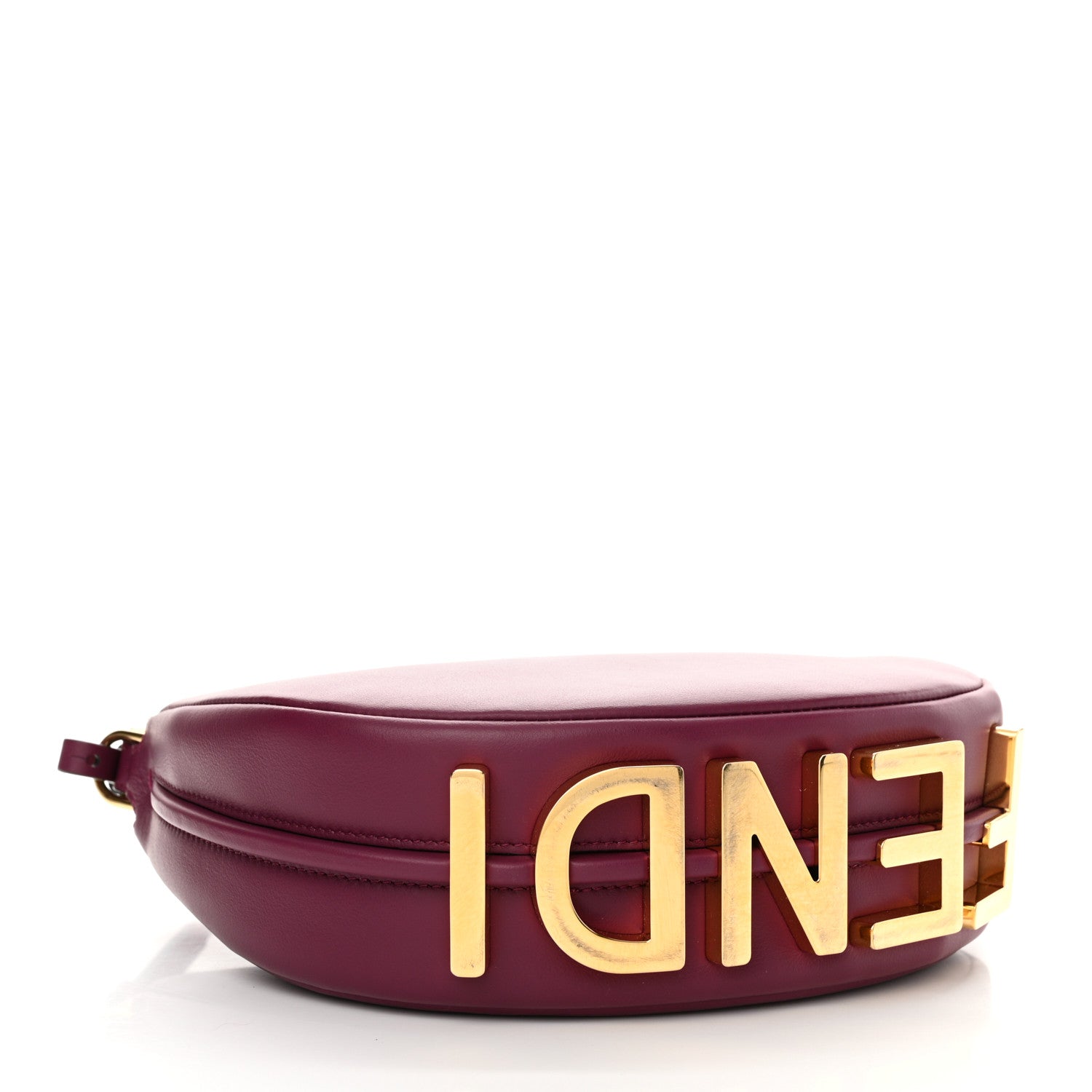 Fendi Vitello Grace Matte Mini Fendigraphy Hobo Bag Rosso Roma 4 of 10