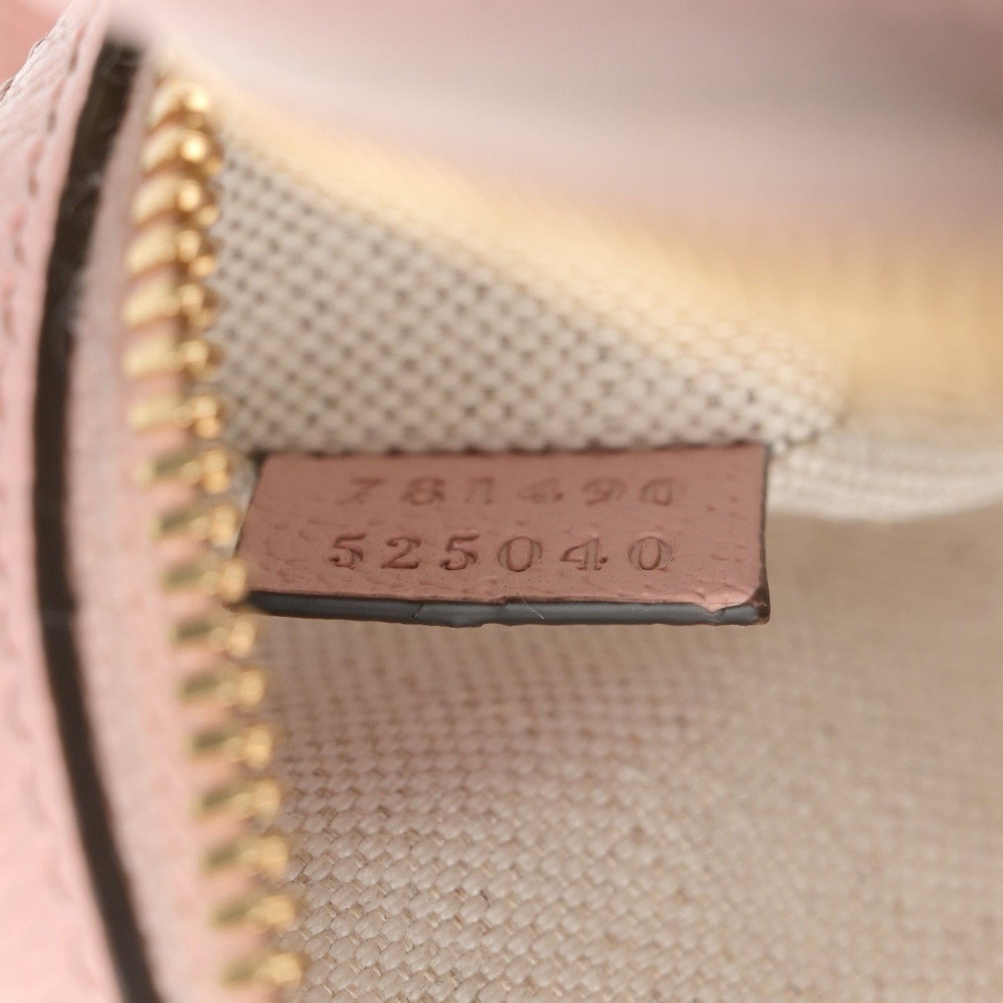 GG Supreme Monogram Textured Dollar Calfskin Web Super Mini Ophidia Top Handle Bowler Bag Rose Pink