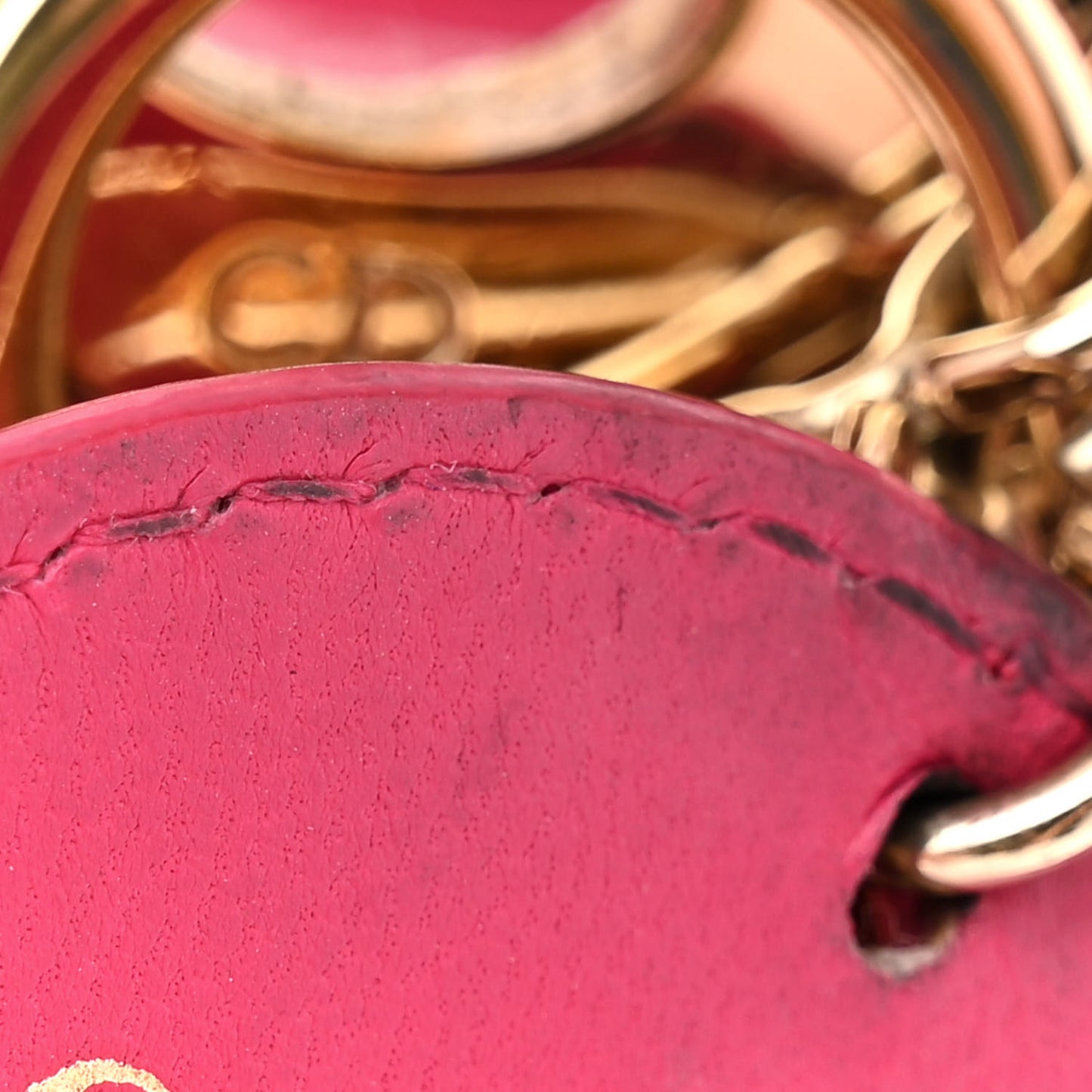 Lambskin Cannage Large Lady Dior Pink