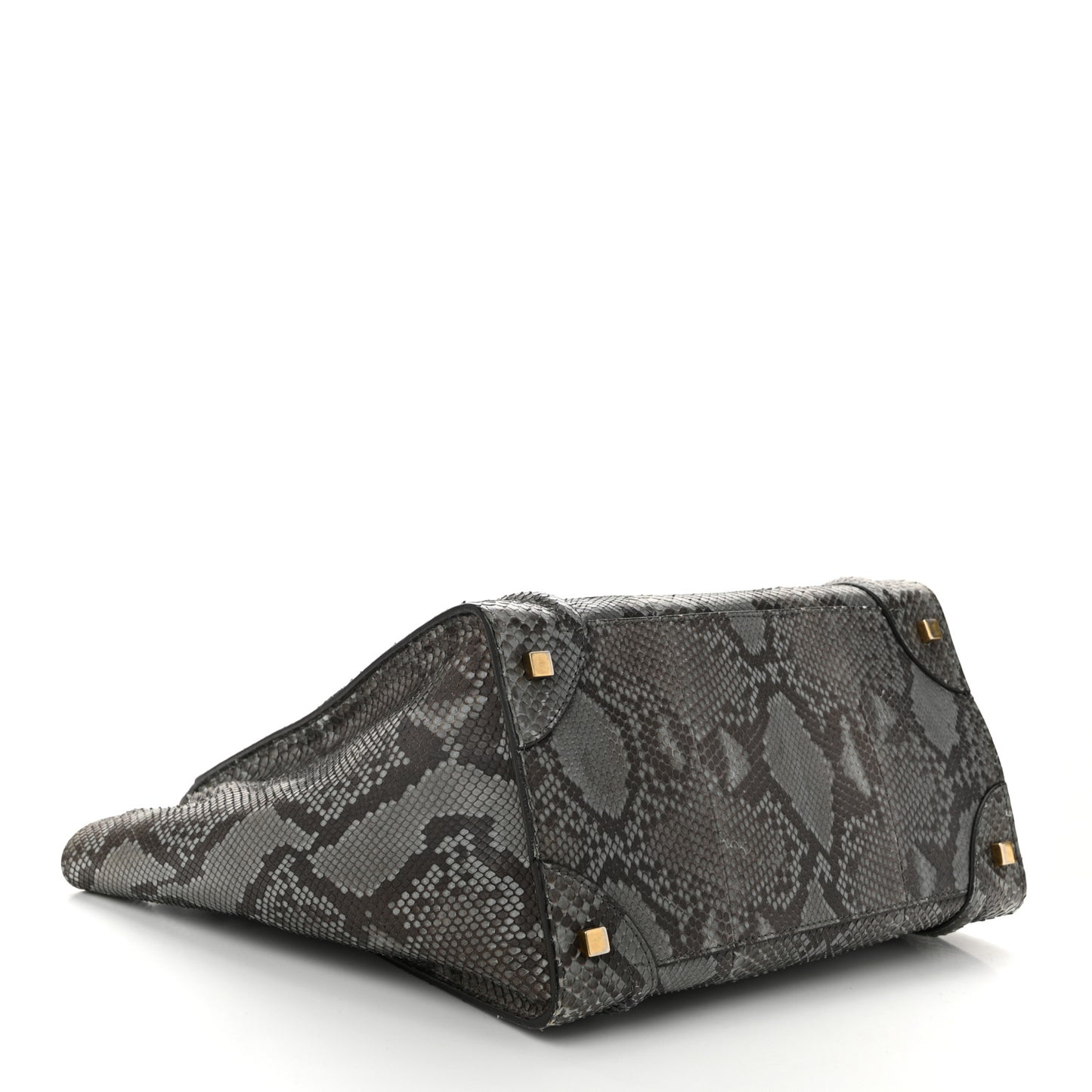 Snakeskin Mini Luggage Grey