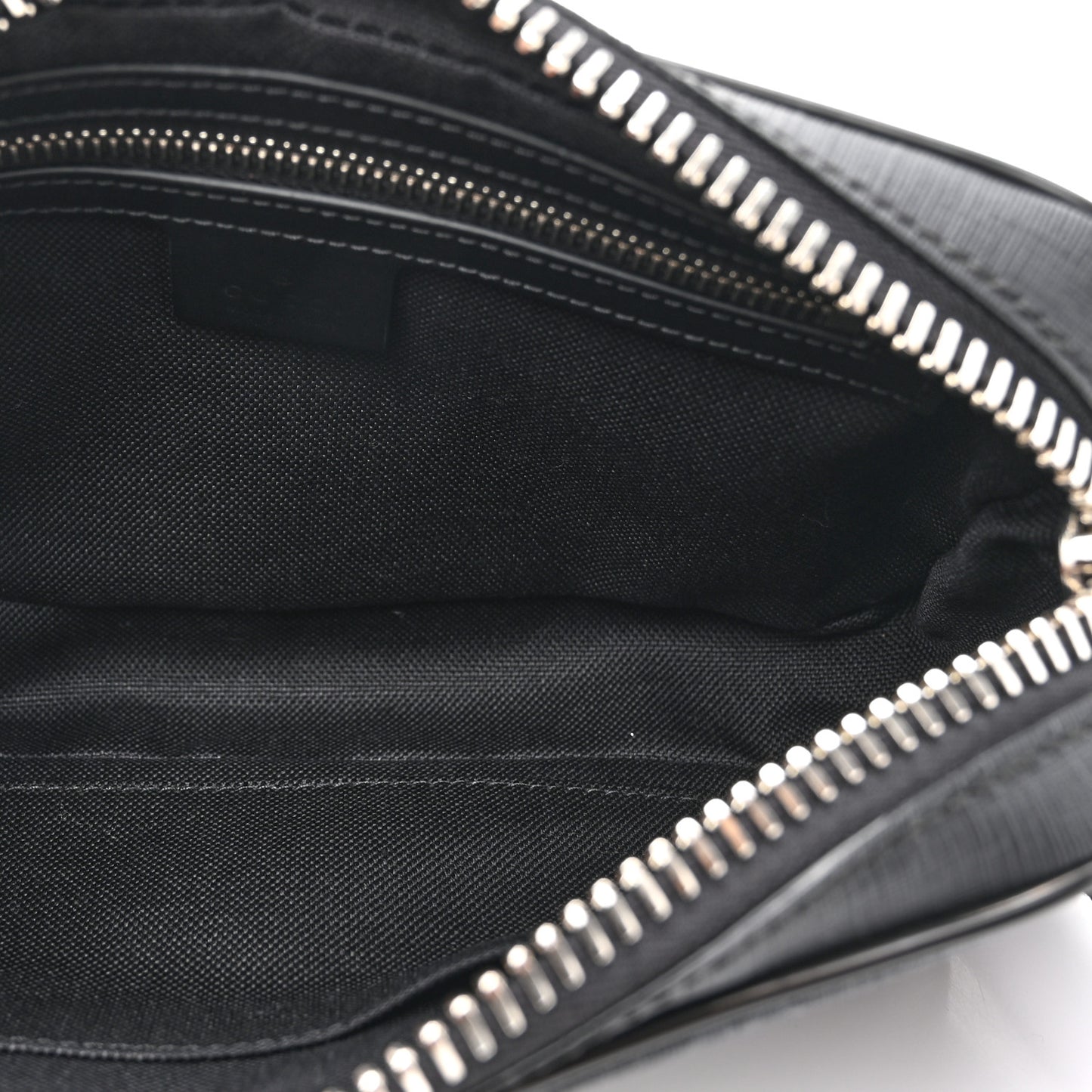 Soft GG Supreme Monogram Web Belt Bag Black Grey